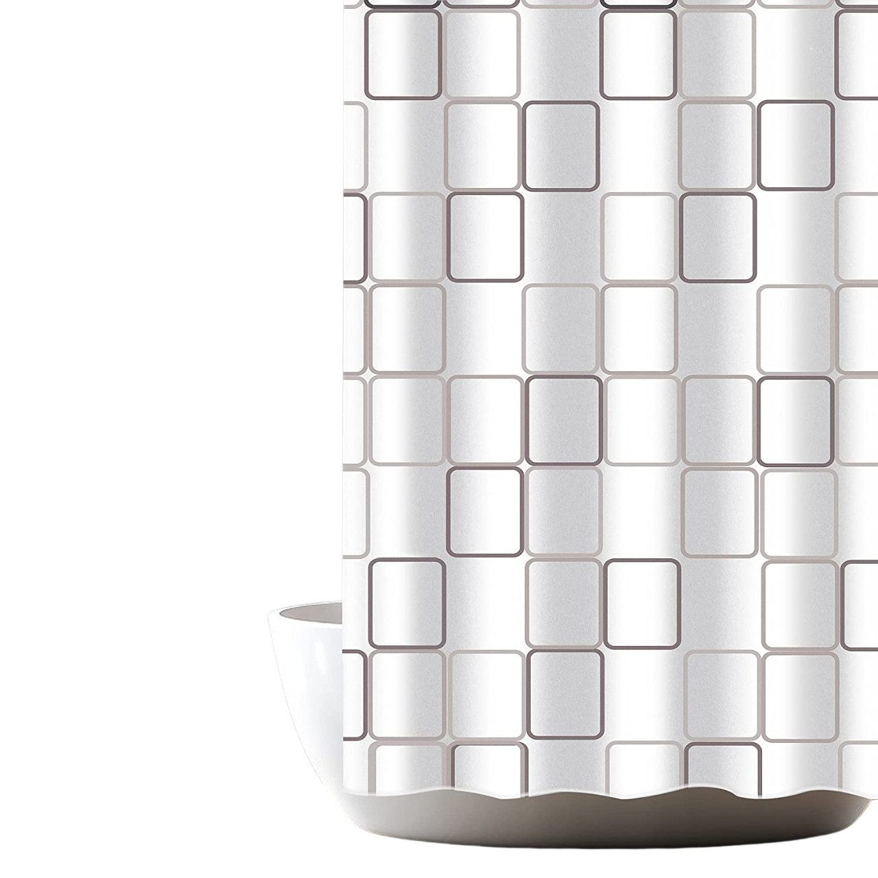 HomeBella Duschvorhang Geometrie Motiv Textil Antischimmel Schimmelresisten günstig online kaufen