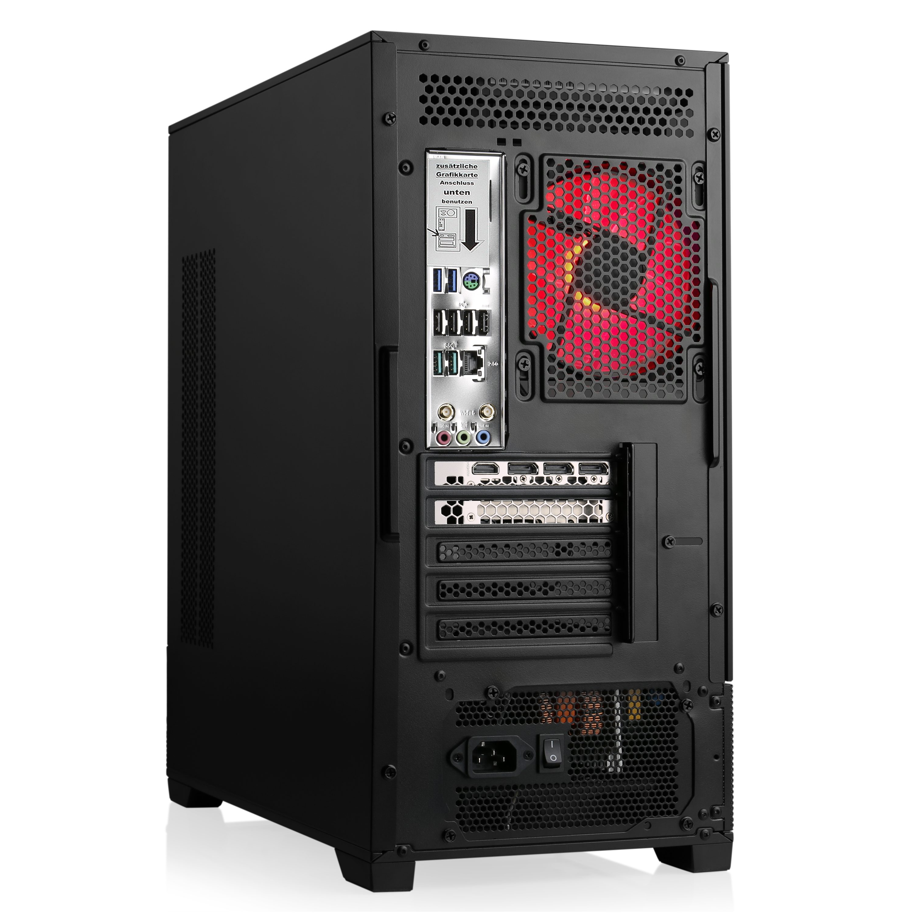 CSL Levitas V29209 Gaming-PC (AMD Ryzen 5 8400F, GeForce RTX 5060, 32 GB RAM, 1000 GB SSD, Wasserkühlung)