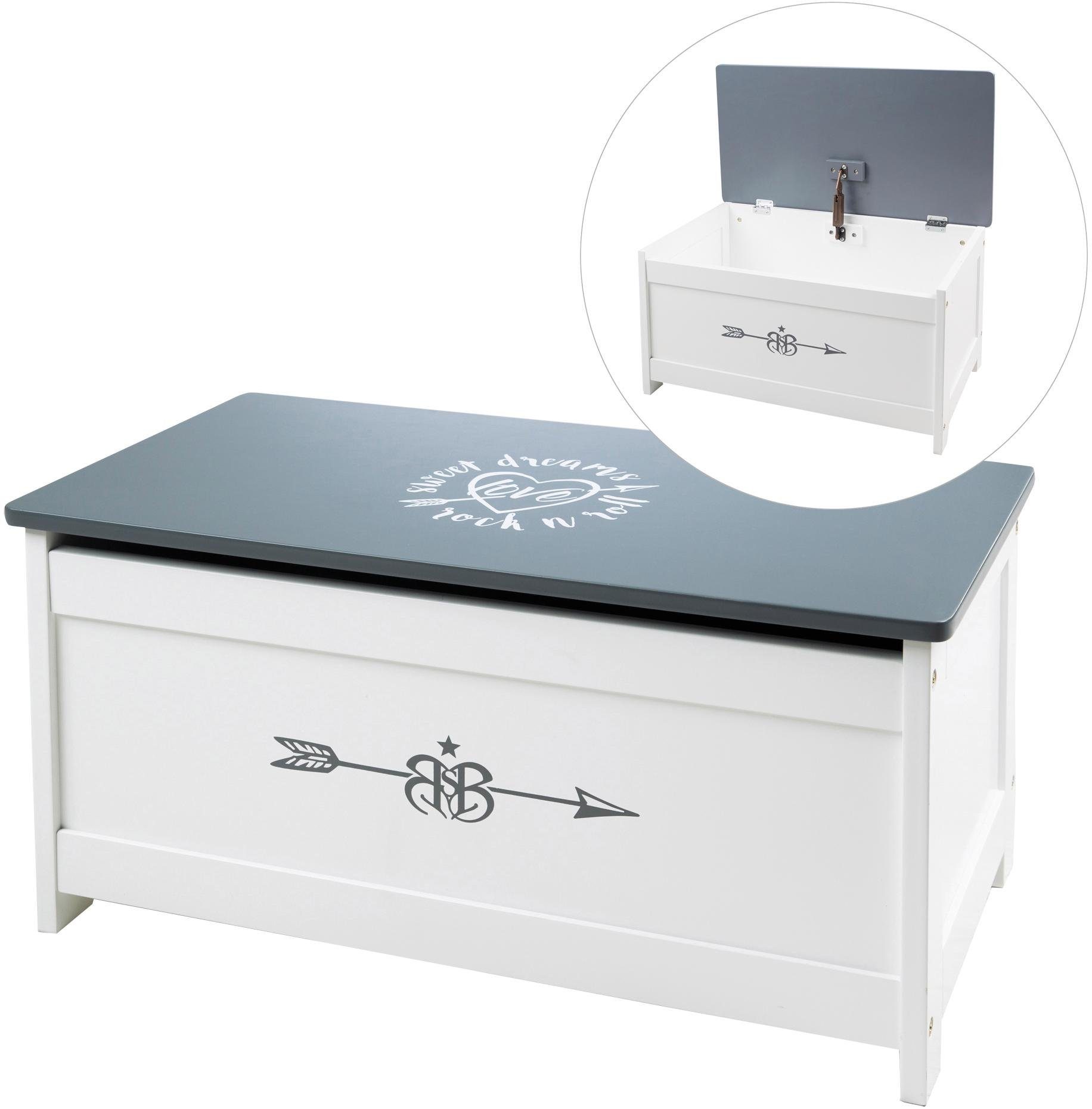 roba® Truhe Rock Star Baby 3, mit Deckelbremse