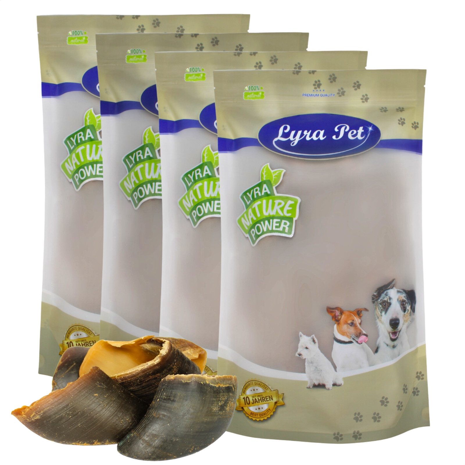 Lyra Pet 60 Stk. Lyra Pet® Rinderhufe ca. 4,8 kg Rind, 60St.