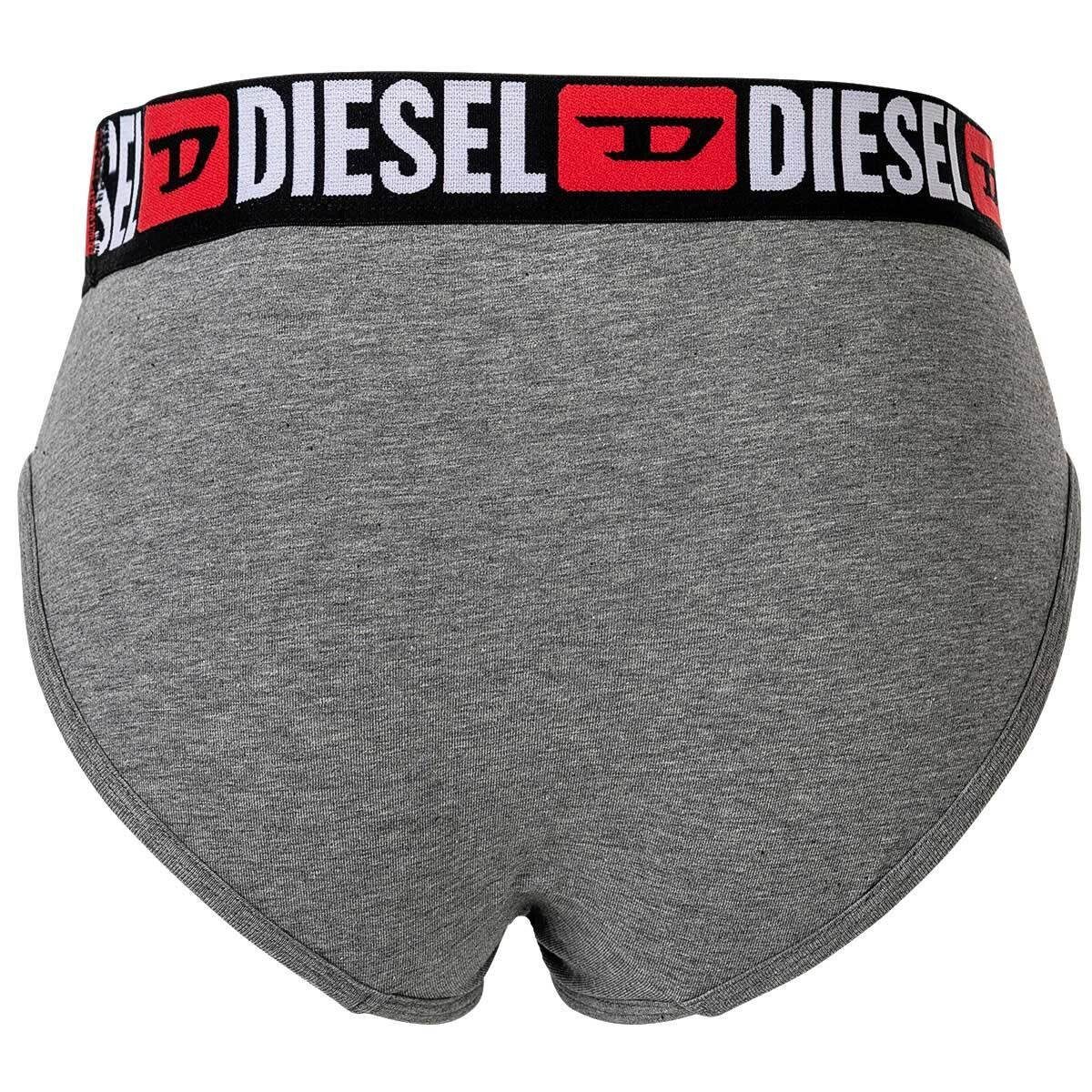 Diesel Slip Herren 3er Schwarz/Grau/Weiß Pack Slips, UMBR-ANDRETHREEPACK 