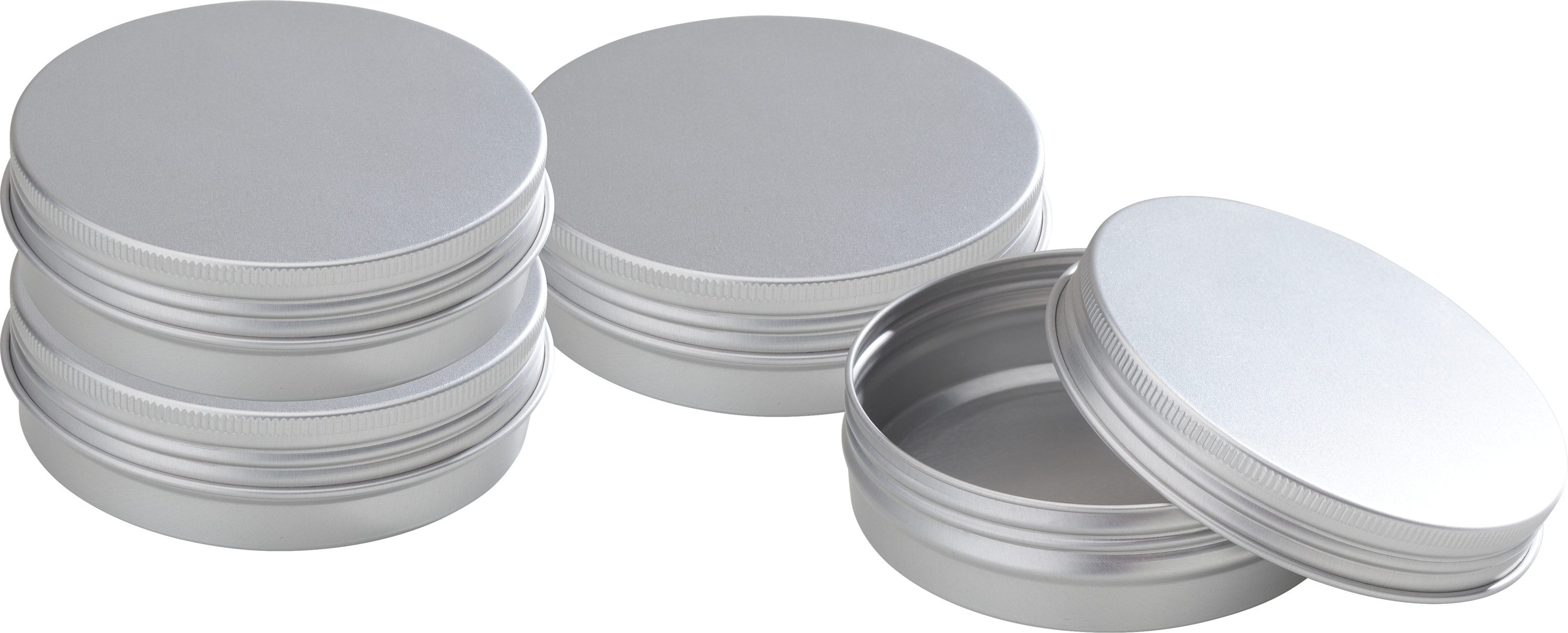 VBS Dose Rund, mit Schraubdeckel Aluminium