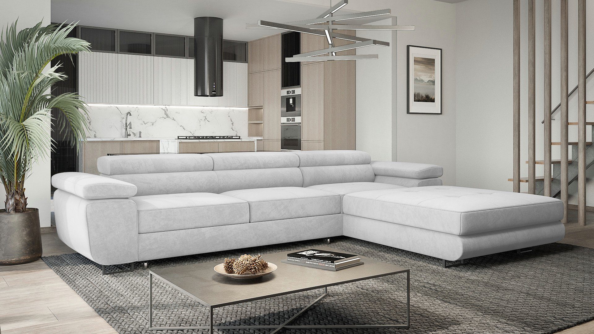 MOEBLO Ecksofa BUZZ TWIN, mit Schlaffunktion, günstig online kaufen
