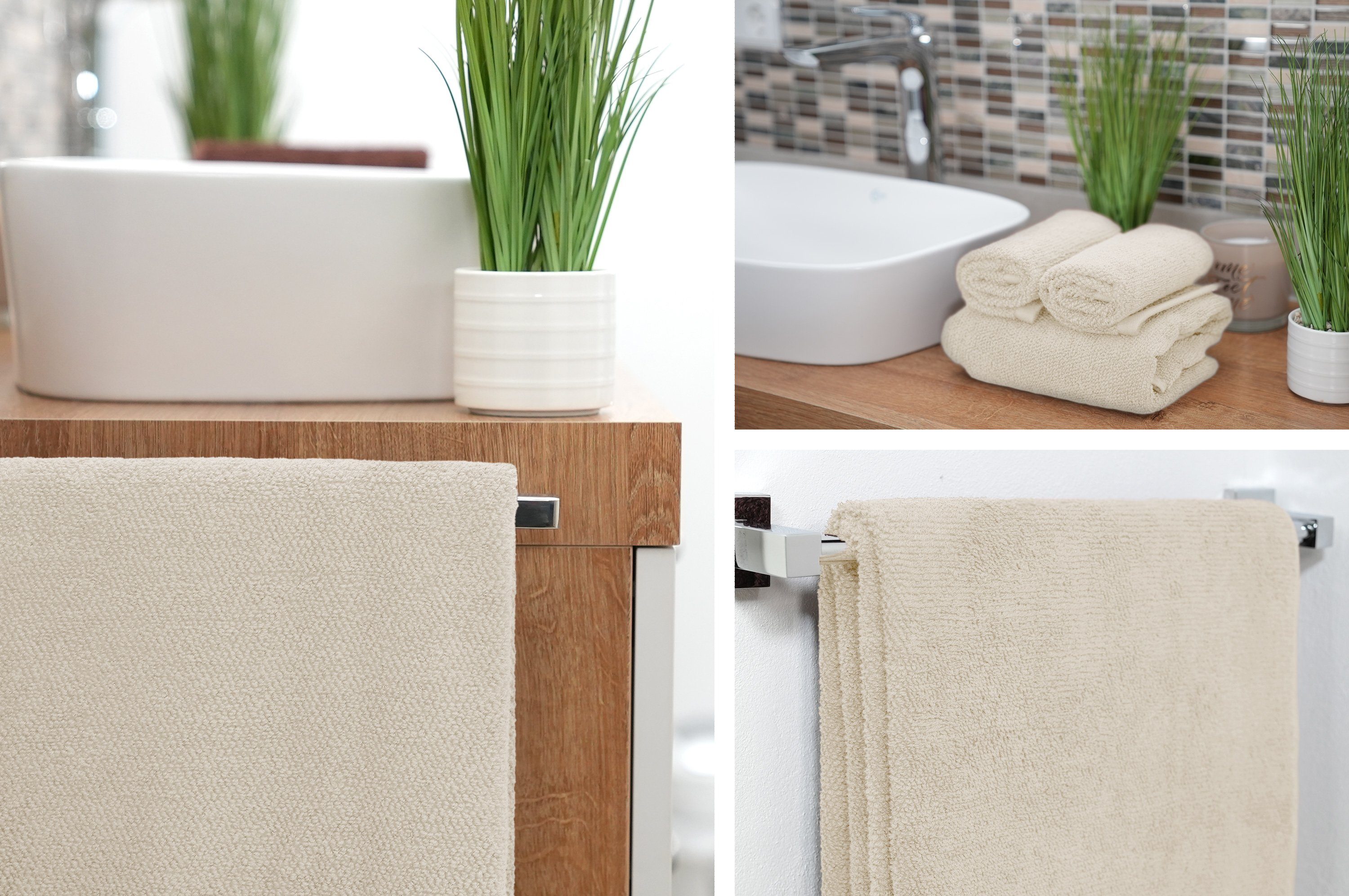 Beautex Handtuch Set Handtuch Set, Made in Europe, Frottier (Multischlaufen günstig online kaufen