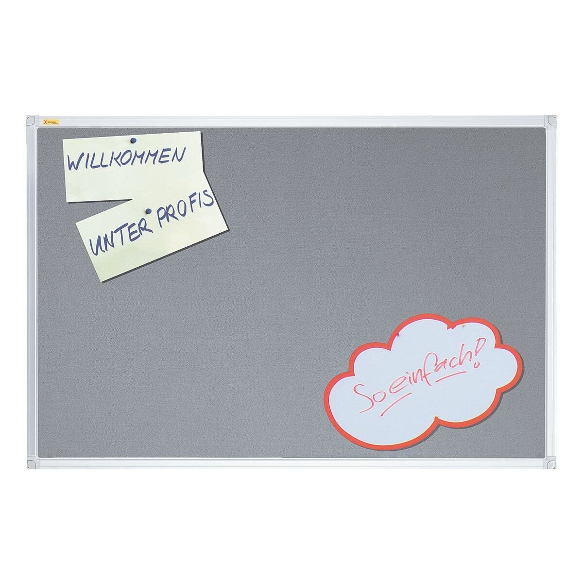 FRANKEN Pinnwand X-tra! Line PT3312, Filzoberfläche selbstverschließend