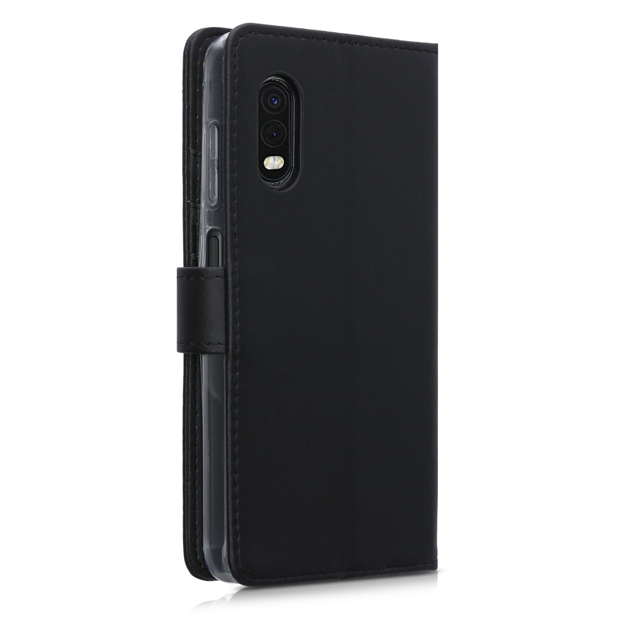 kwmobile Etui Hülle für Samsung Galaxy Xcover Pro, Kunstleder Handyhülle mit Kartenfächern und Standfunktion