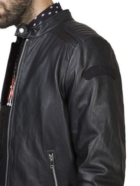 Diesel Lederjacke aus weichem Nappaleder im Biker-Style - L-Shiro-WH