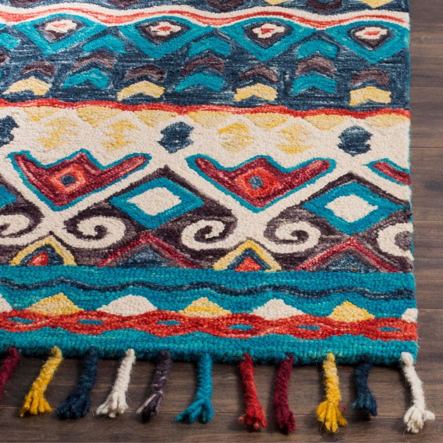 Ready Rugs Designteppich Fransen Loop-Teppichkollektion Multi