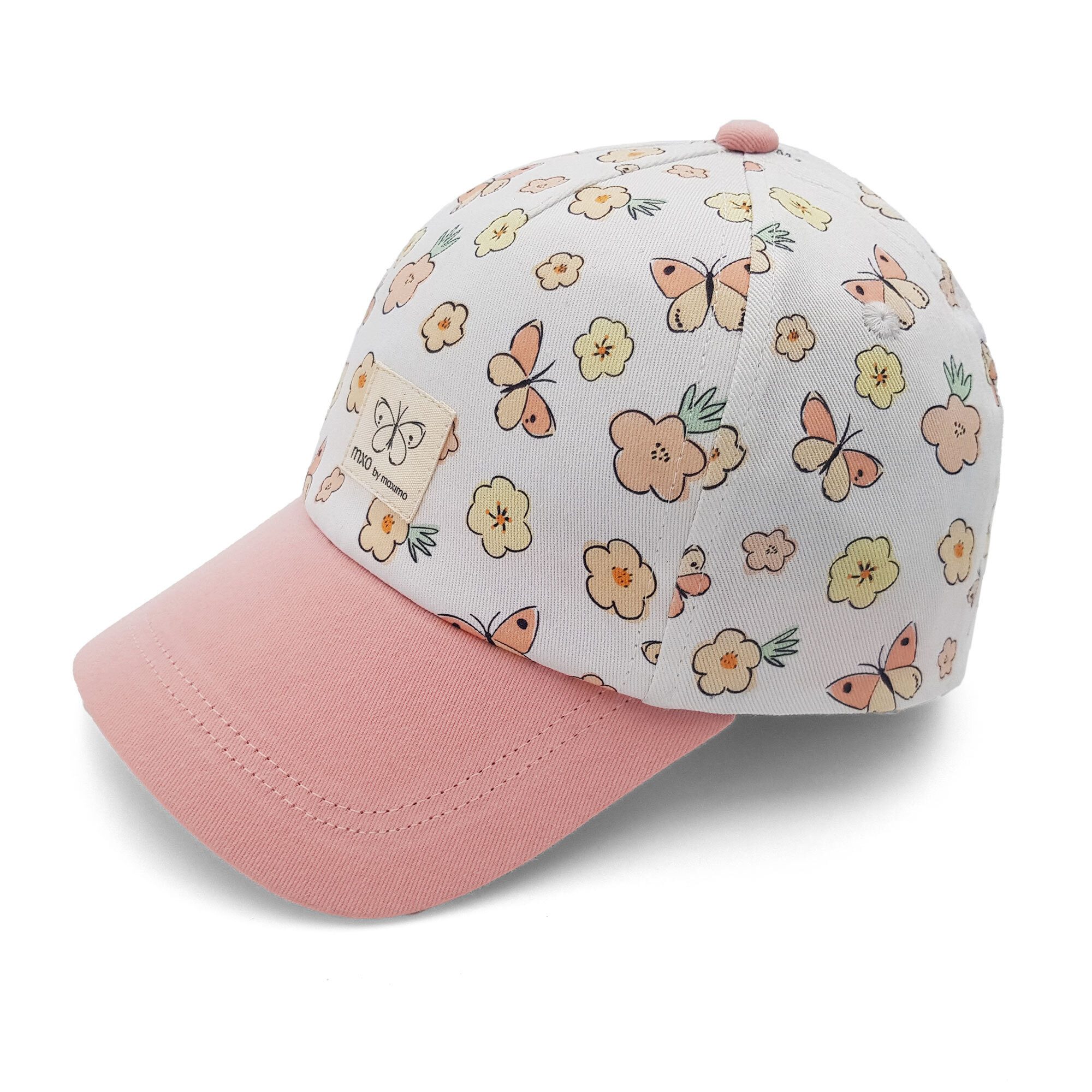 Maximo Baseball Cap MINI GIRL-Cap Schmetterlinge Klettverschluß (1-St)