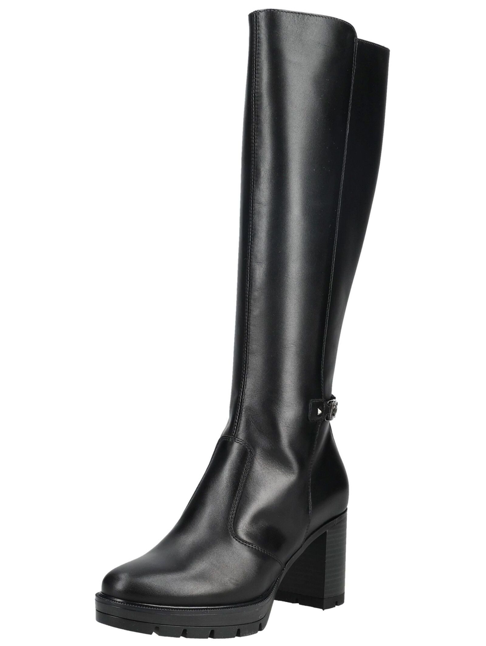 Nero Giardini Nero Giardini Stiefel Leder/Textil High-Heel-Stiefel