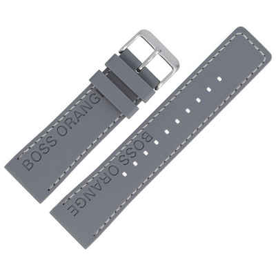 BOSS Uhrenarmband 24mm Kunststoff Grau 659302658