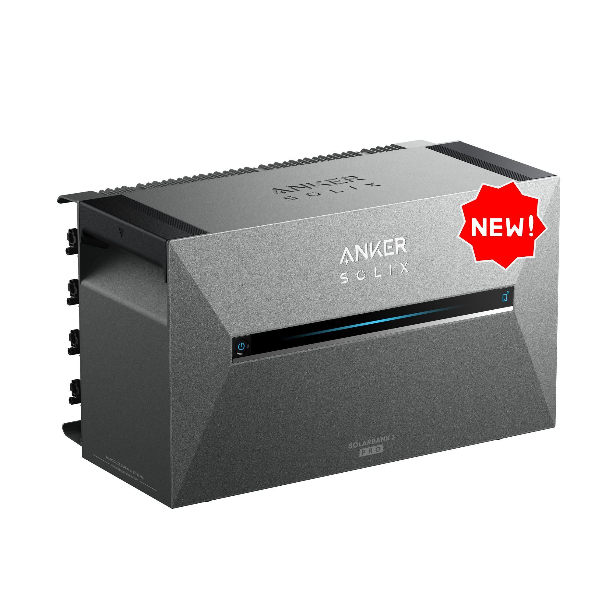 Anker Balkonkraftwerk Anker SOLIX Solarbank 3 E2700 Pro Speicher für Balkonkraftwerk, 1800 W, (Speicher mit integriertem Wechselrichter, All-in-One Stromspeicher 2,668kWh), KI-optimiertes Balkonkraftwerk mit Speicher - dynamische Überwachung