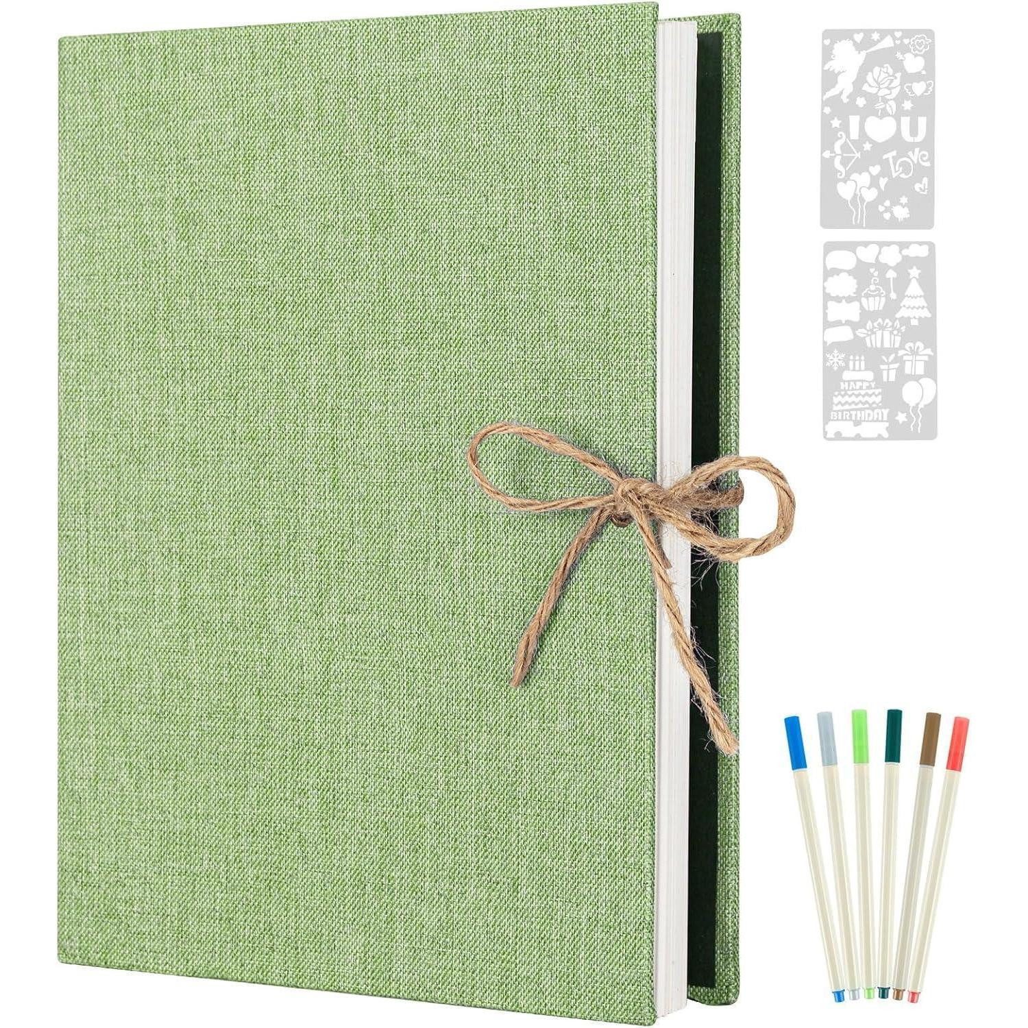 LuxusKollektion Fotoalbum Fotoalbum Selbstklebend 60 Weißen Seiten Scrapbook DIY, Hochzeit