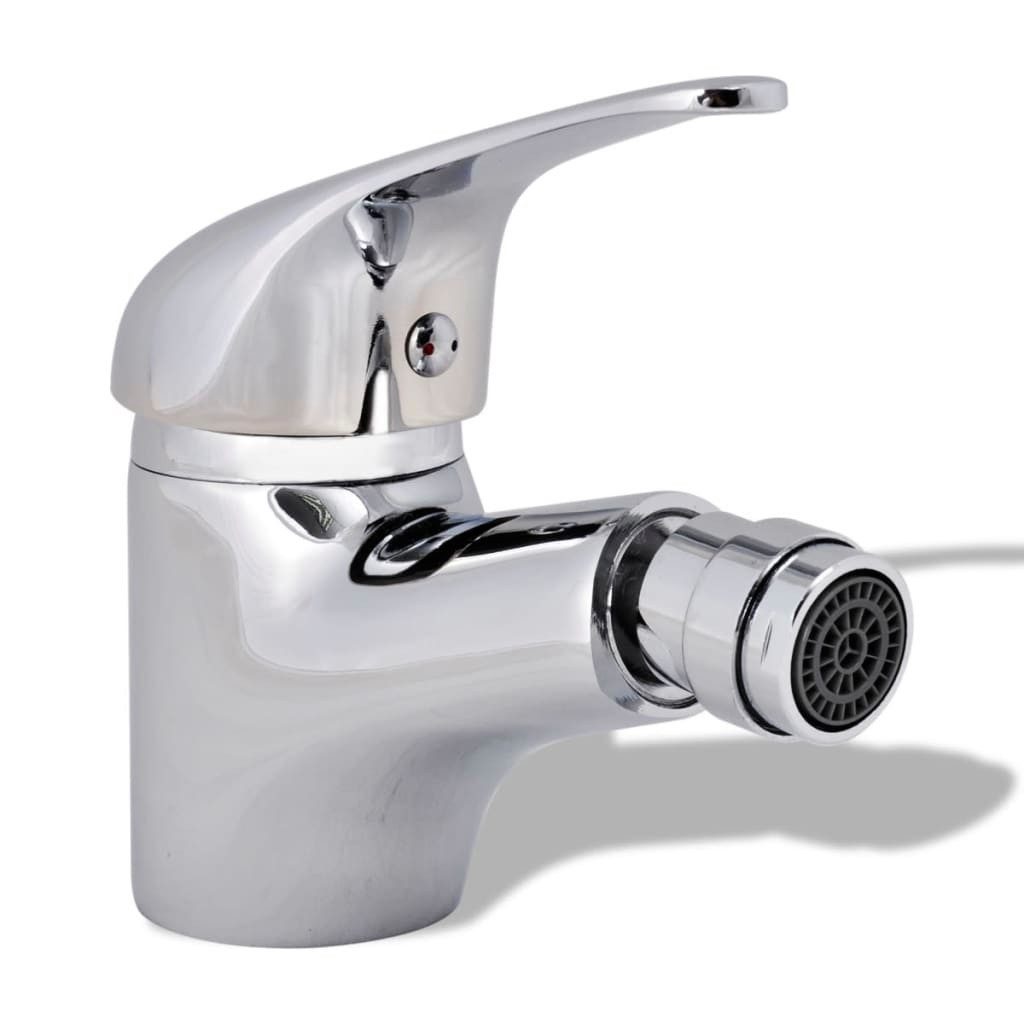 vidaXL Wannenarmatur Badezimmer Bidet Mischbatterie Chrom
