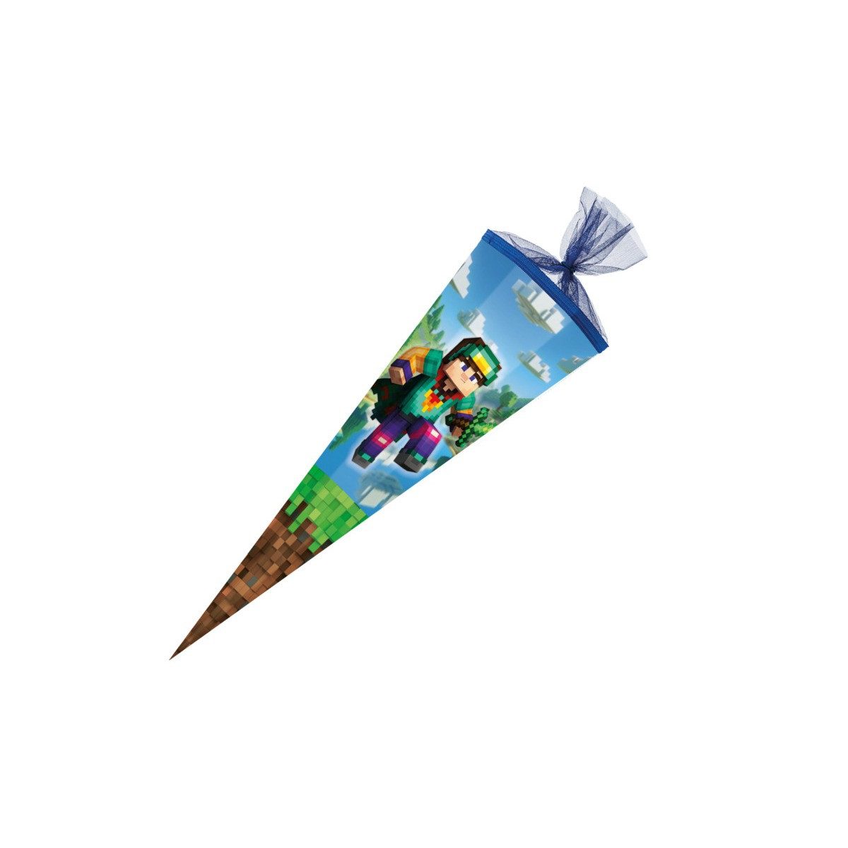 Nestler Schultüte Nestler Schultüte Blockscape 85cm mit Tüllverschluss
