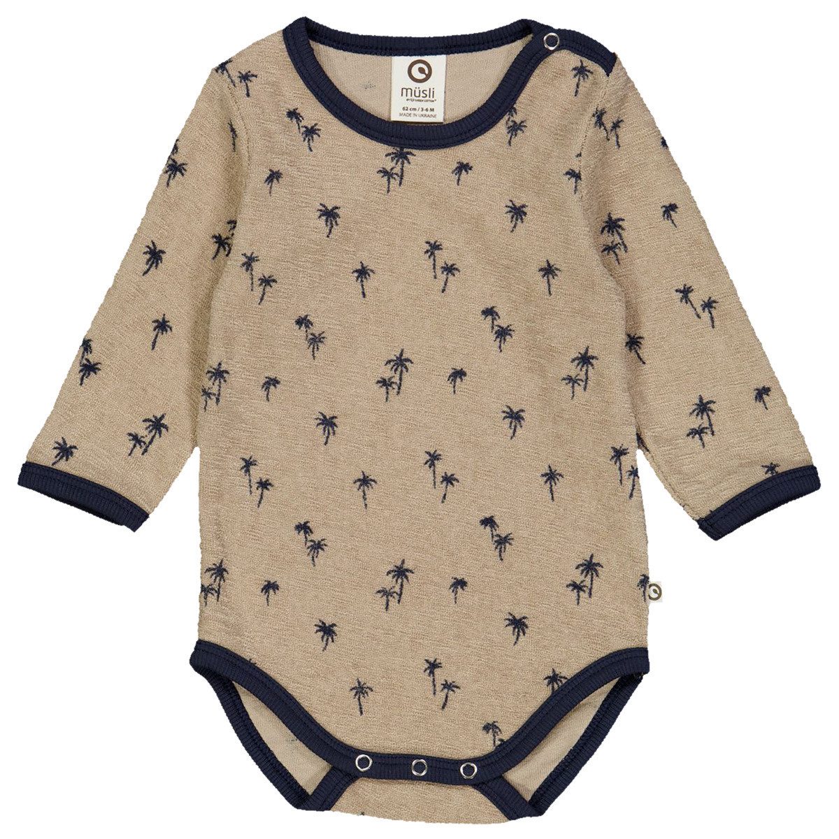 Müsli by GREEN COTTON Langarmbody 1582073400 Jungen (1-tlg) Langarm Einteiler, Body, Longsleeve-Body, Bodysuit, Stretchbody