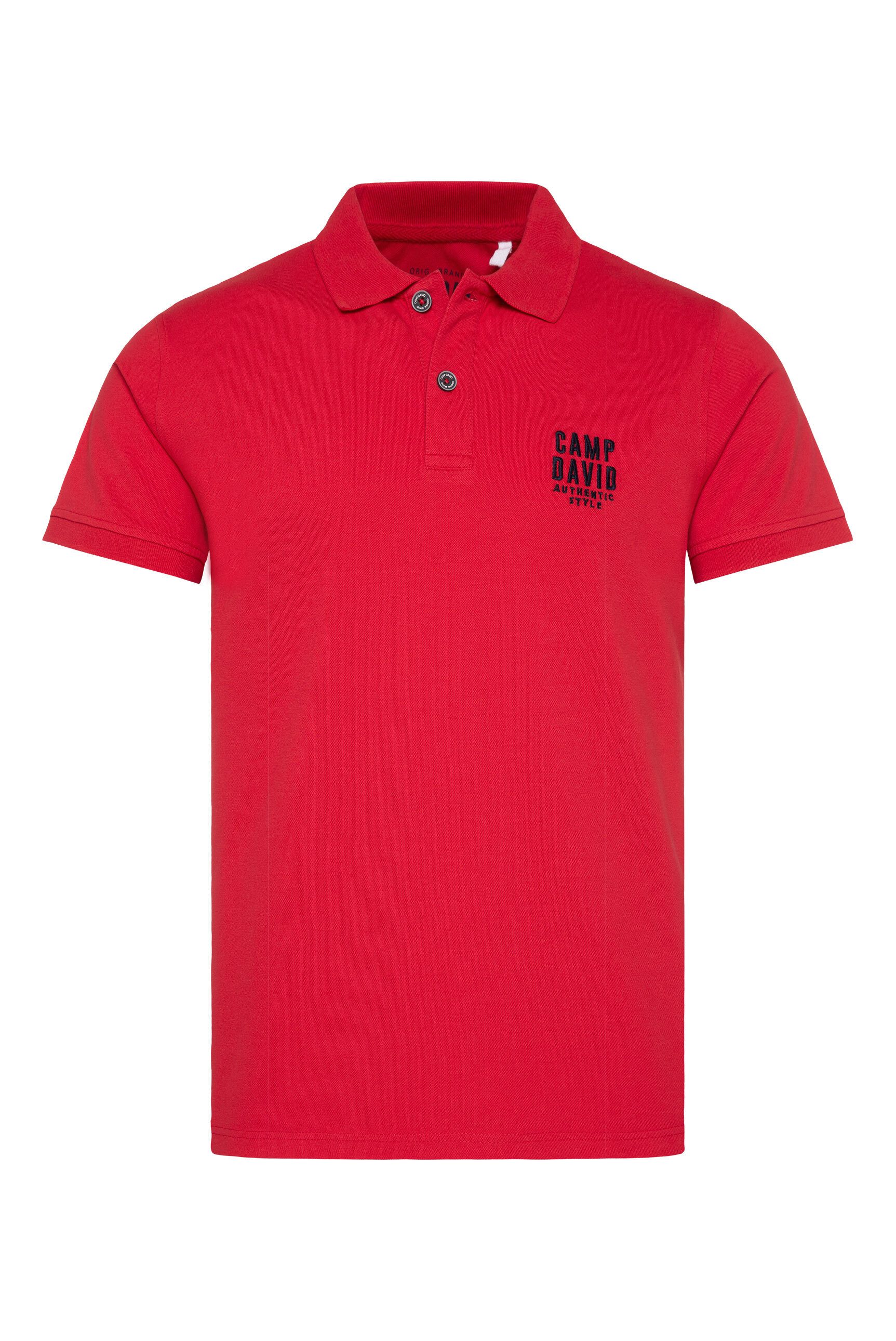 CAMP DAVID Poloshirt mit Elasthan-Anteil