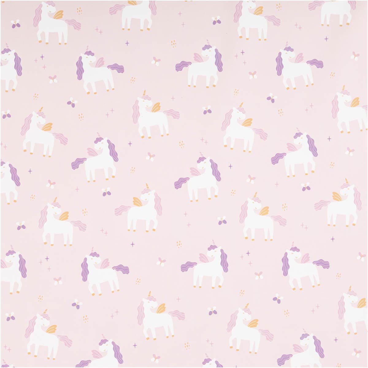 SCHÖNER LEBEN. Stoff Regenjackenstoff Meterware wasserdicht soft Einhörner rosa 145cm, abwaschbar