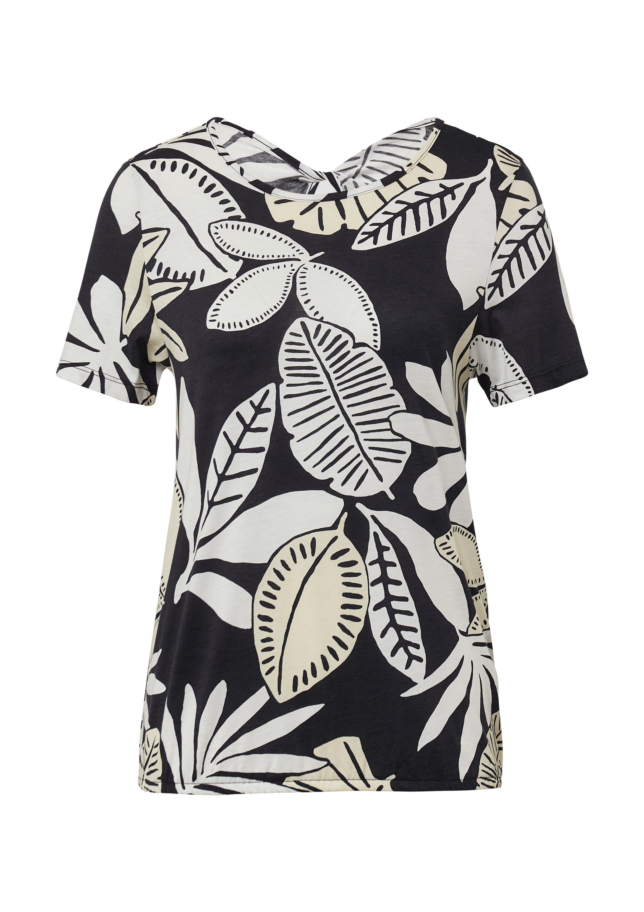 s.Oliver Kurzarmshirt T-Shirt Jersey-T-Shirt im O-Shape günstig online kaufen