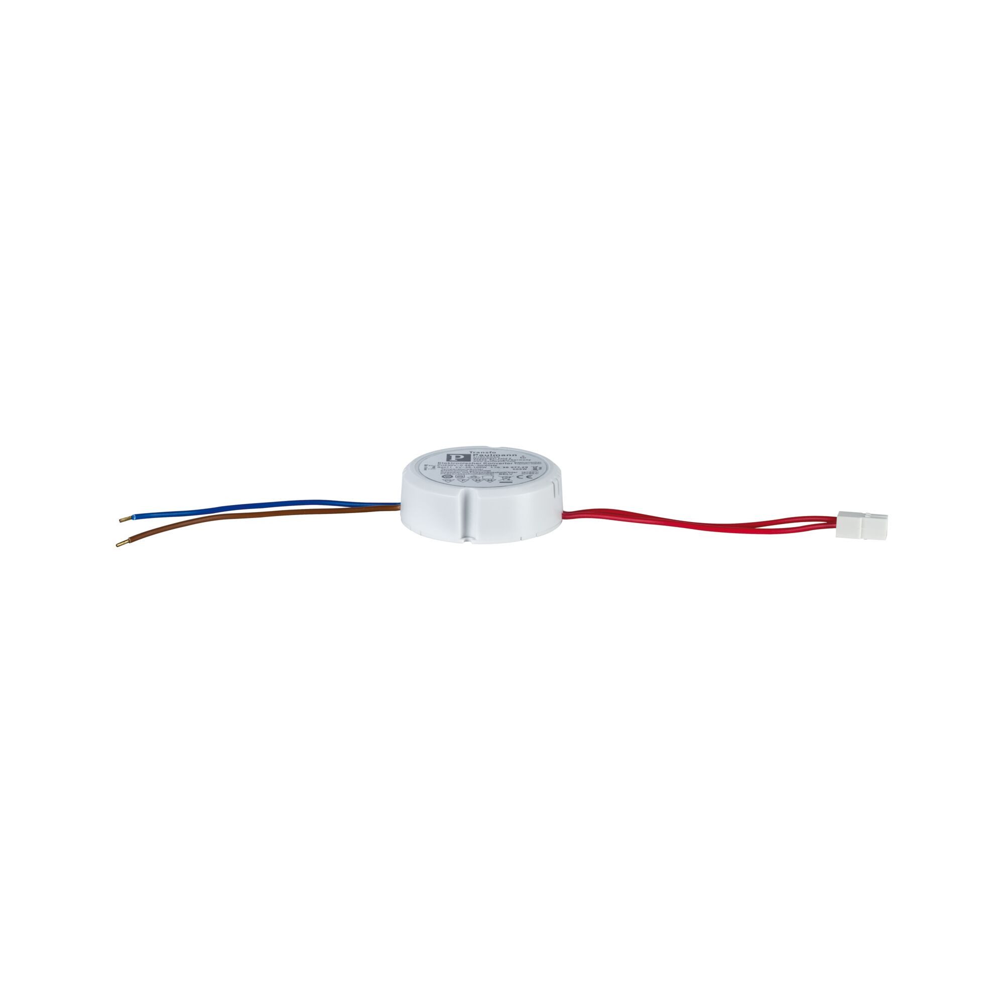 Paulmann VDE Elektroniktrafo Disc max. 35-105W 230/12V 105VA Weiß Trafo