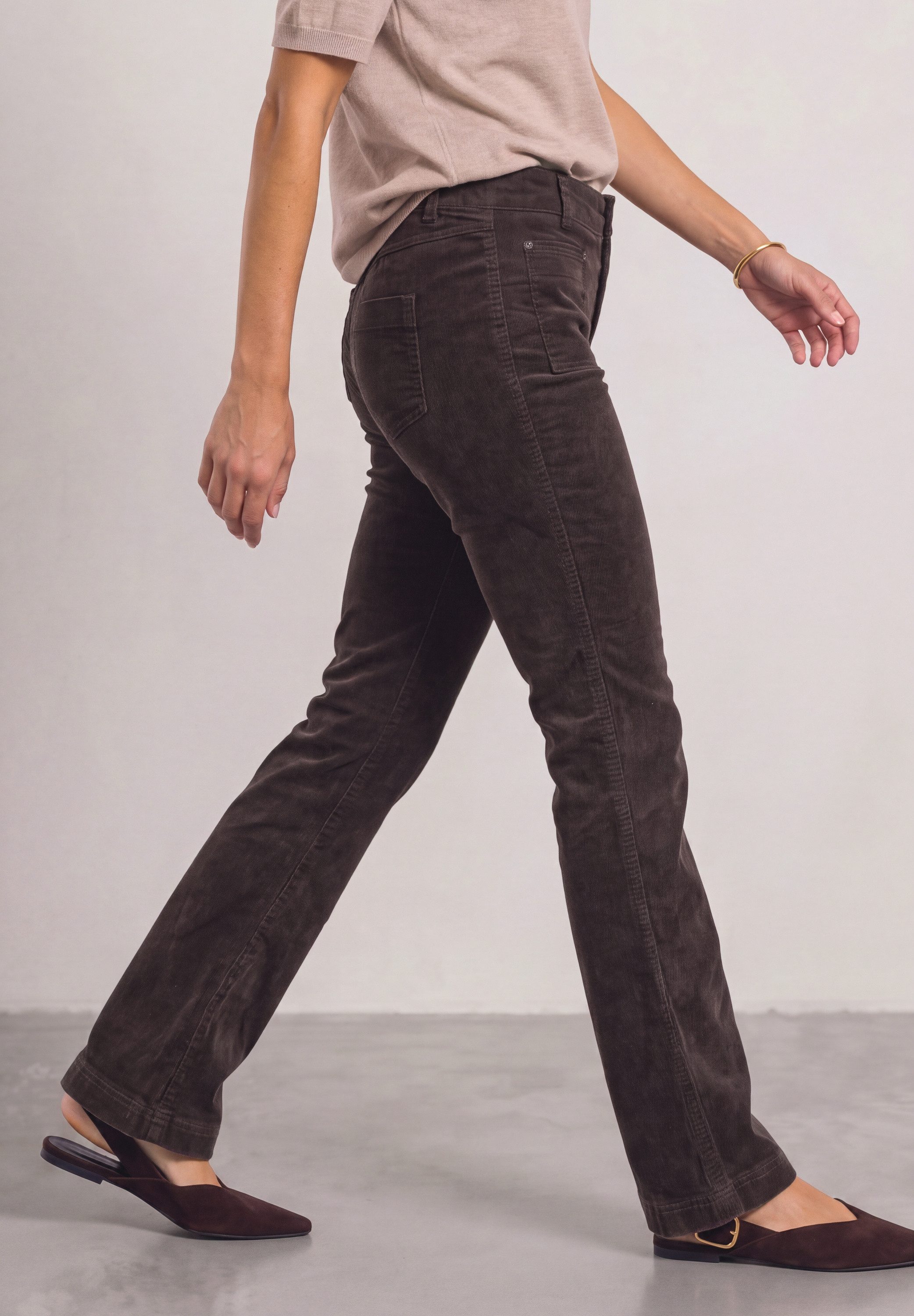 STREET ONE Cordhose High Waist
