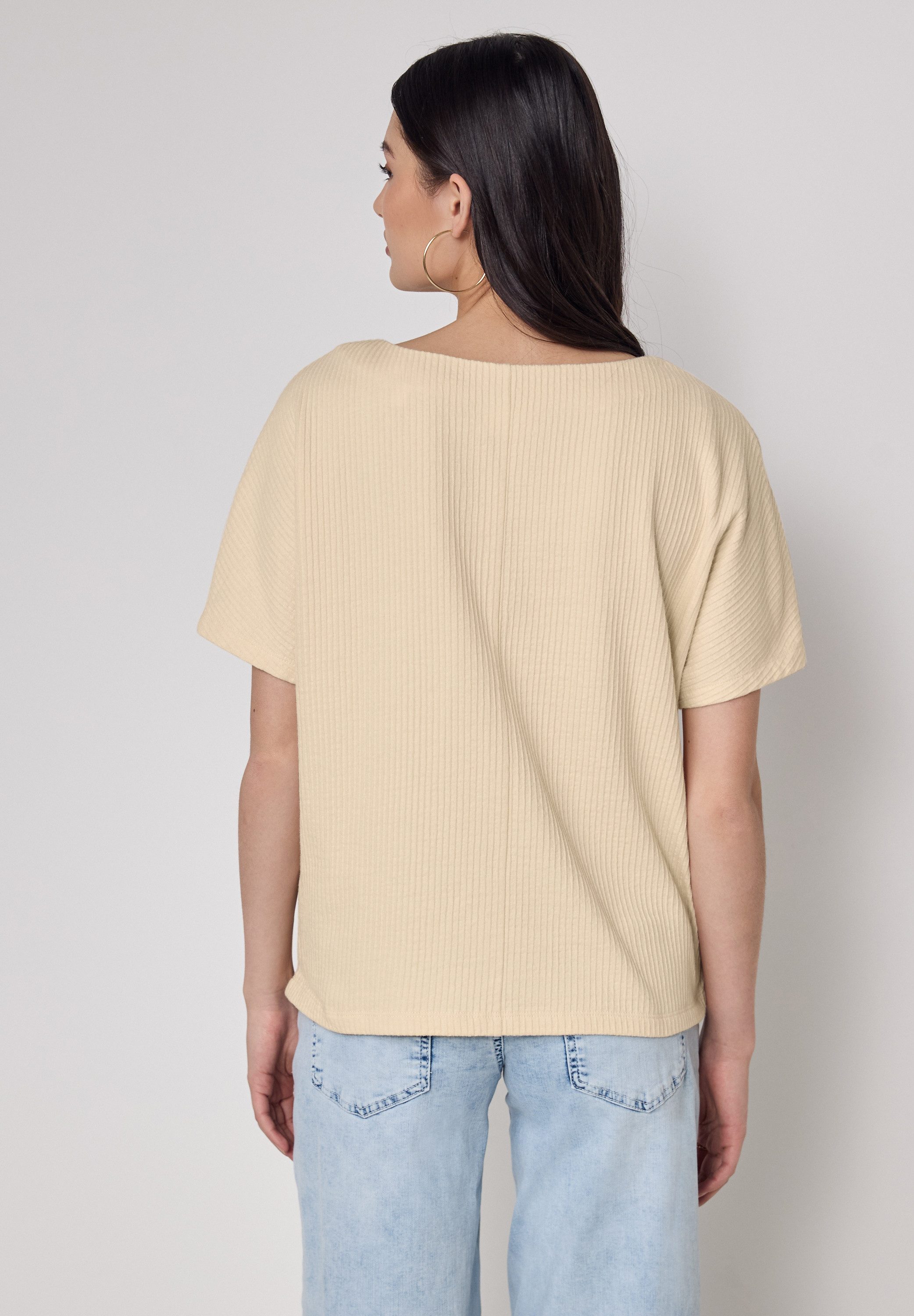 STREET ONE STUDIO T-Shirt im soften Baumwoll-Mix