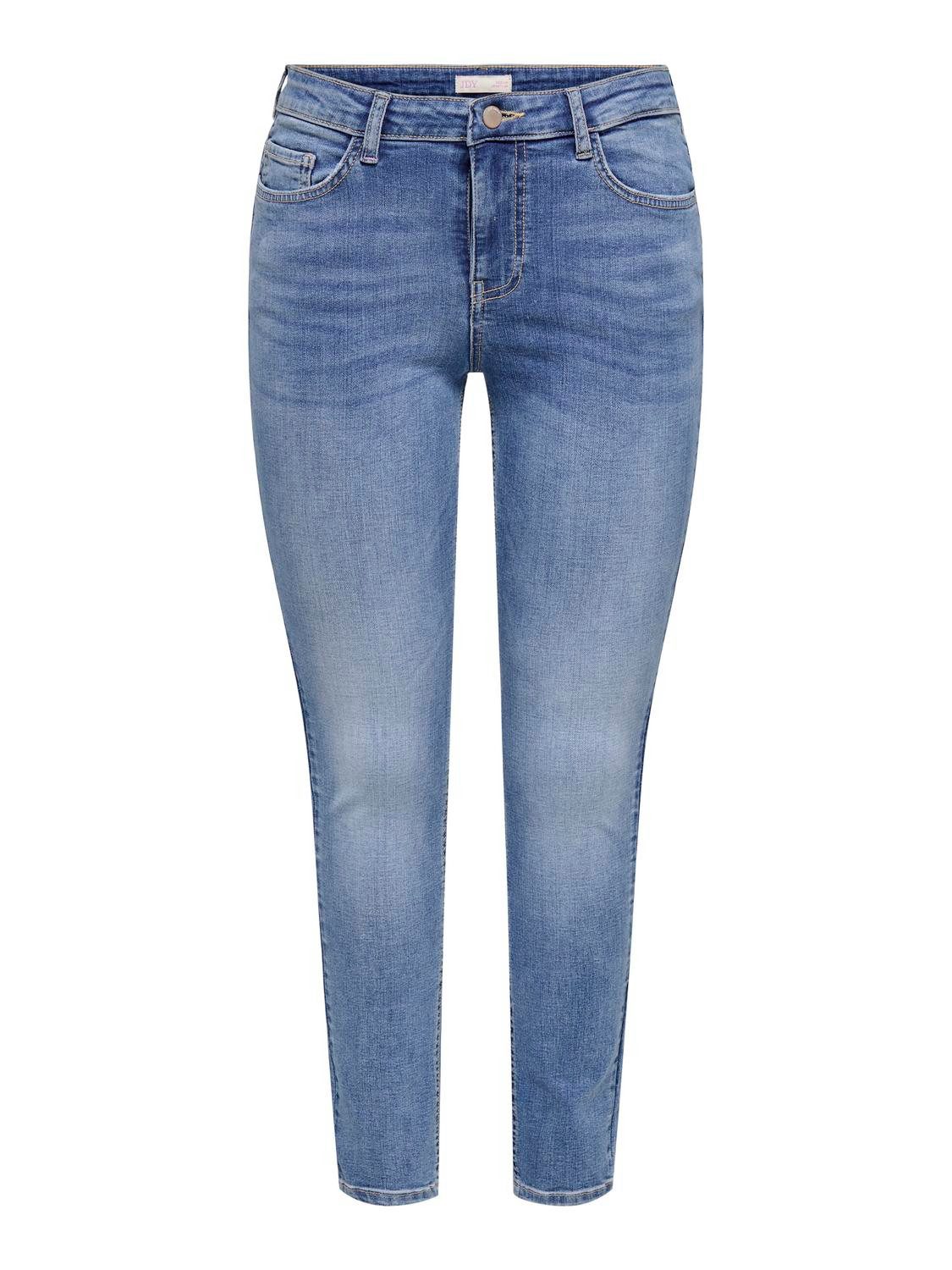 Skinny-fit-Jeans JDYFINA MW SKINNY ANK JNS MB NOOS DNM