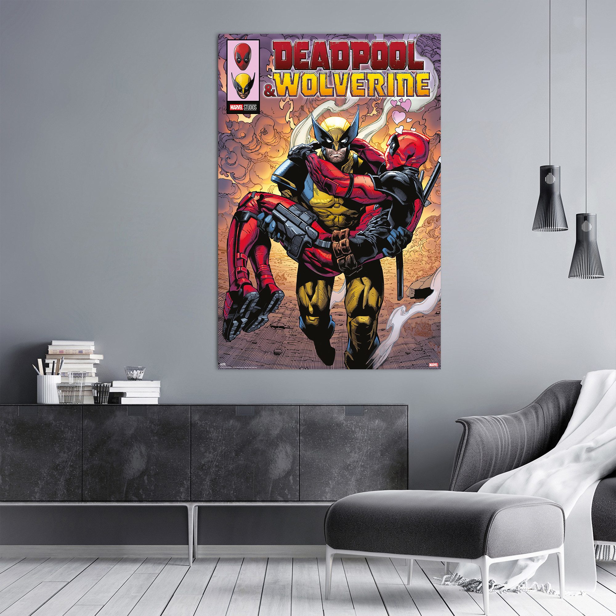 Grupo Erik Poster Marvel Comics Poster Deadpool & Wolverine 1 61 x 91,5 cm – Bild 3 von 5