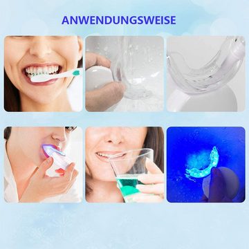 GelldG Elektrische Zahnbürste Bleaching Zähne, Hause Zahnaufhellung Set