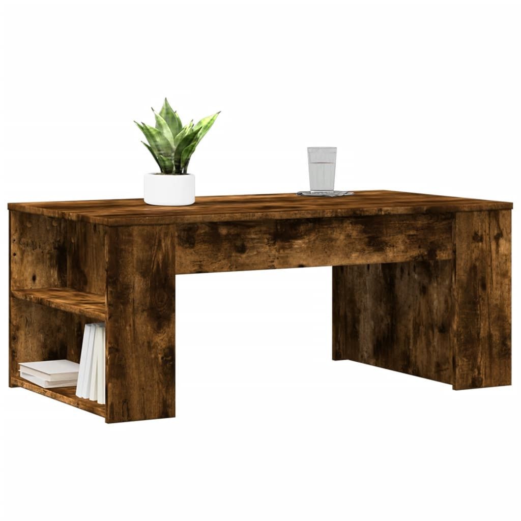 vidaXL Couchtisch Couchtisch Räuchereiche 102x55x42 cm günstig online kaufen