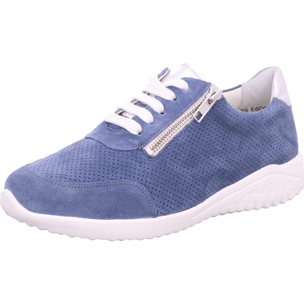 Freizeit Schnürer für Damen in blau Sneaker