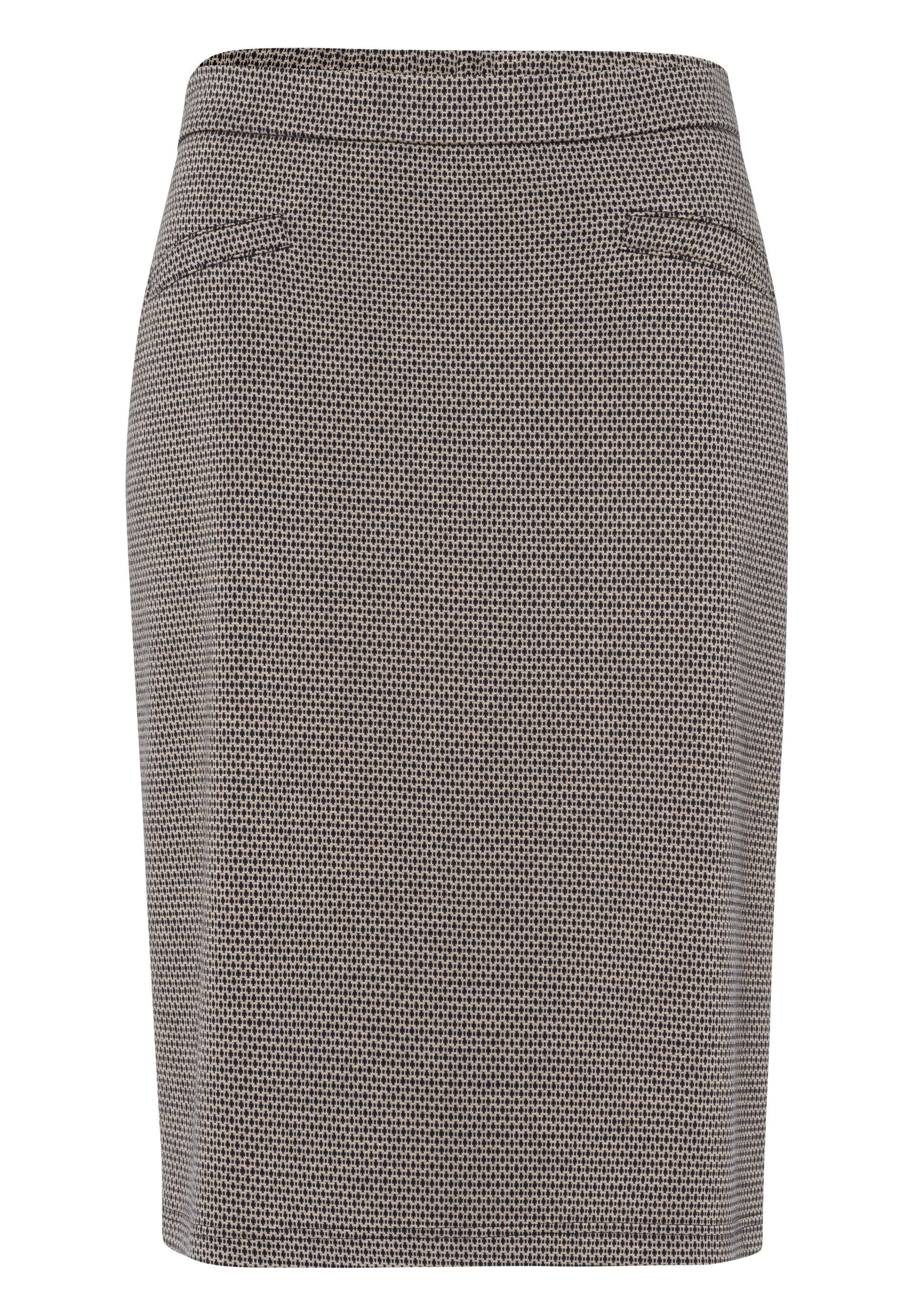 FRANK WALDER Bleistiftrock aus modischem Mix-Fancy-Jersey günstig online kaufen