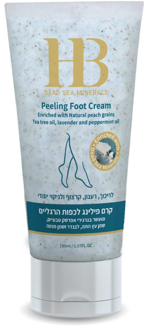 Fußpeeling Health&Beauty Peeling Fußcreme mit Totes-Meer-Mineralien 150ml