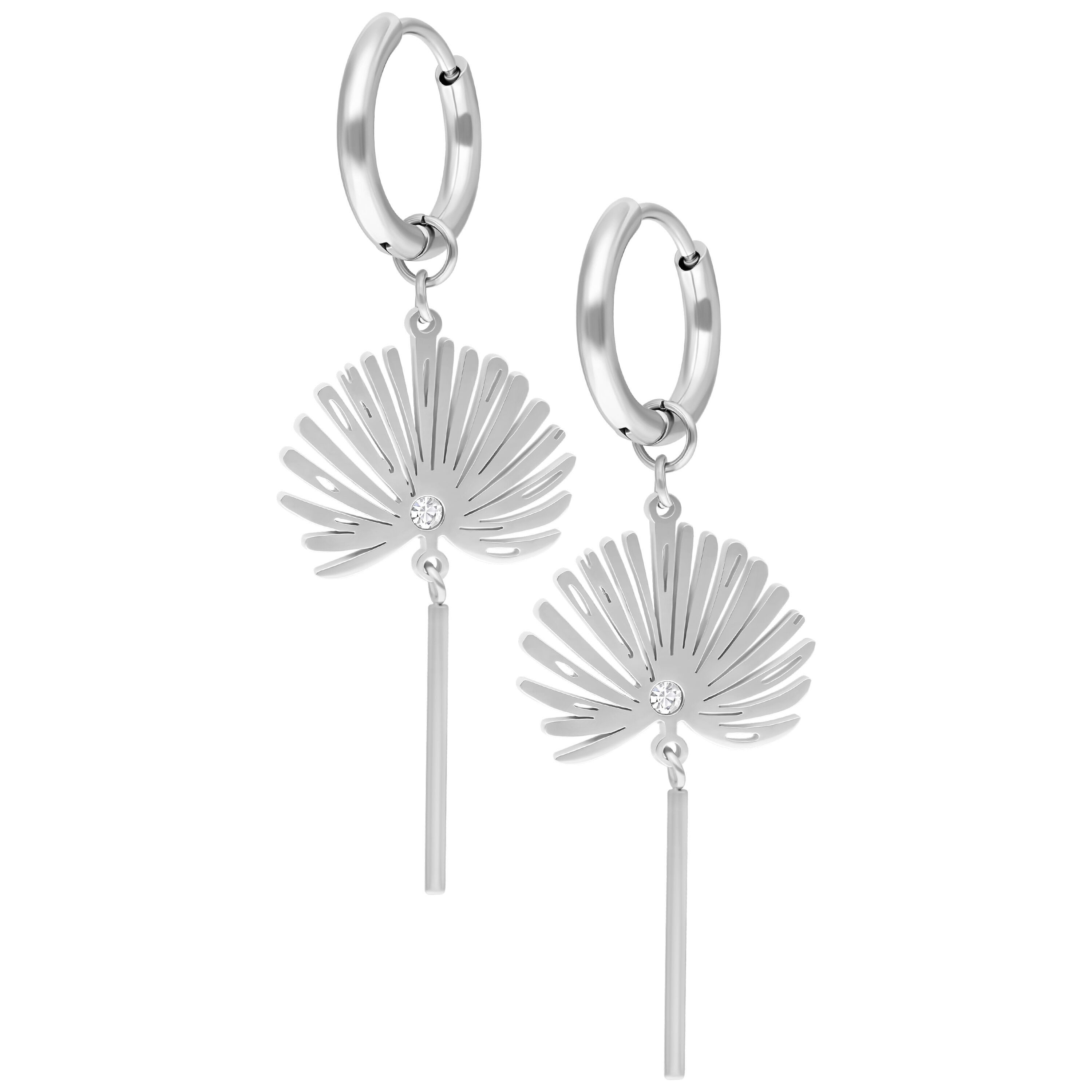 Paar Ohrhänger Little Petticoat Hoops - Silber