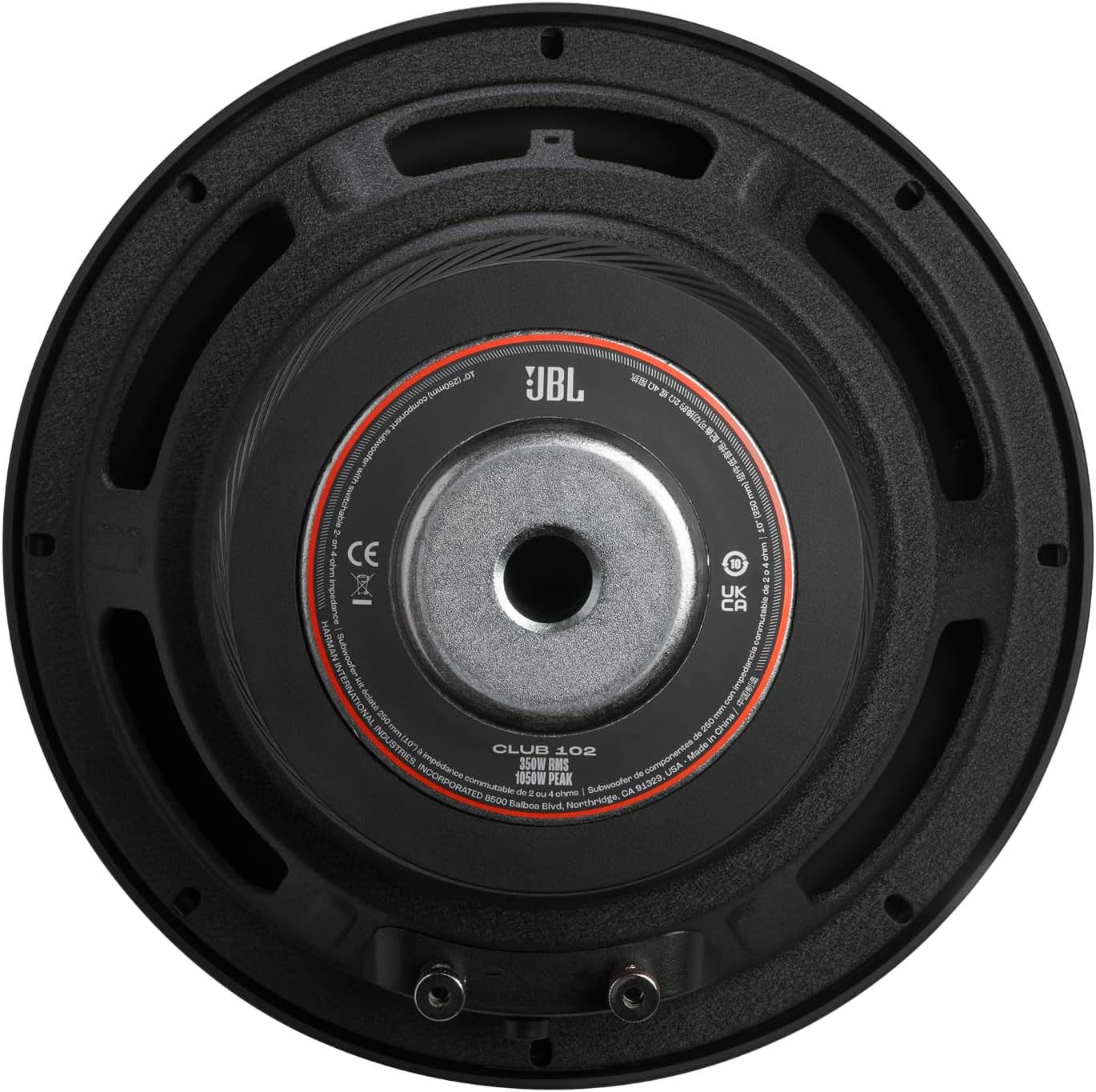 JBL Club 102, 25cm (10) Subwoofer Auto-Subwoofer (350 W, max.: W 25 cm)
