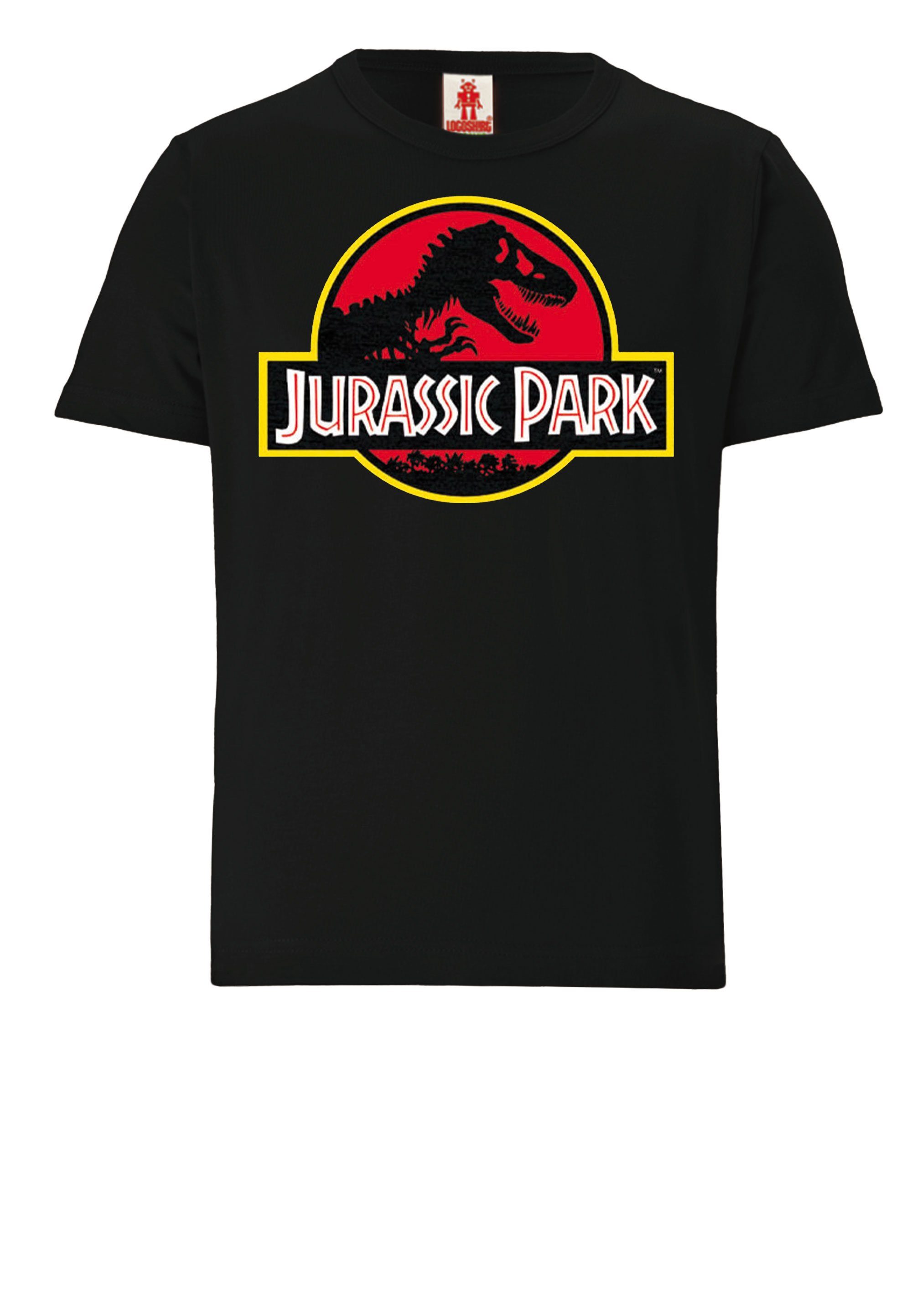 LOGOSHIRT T-Shirt Jurassic Park Logo mit coolem Print