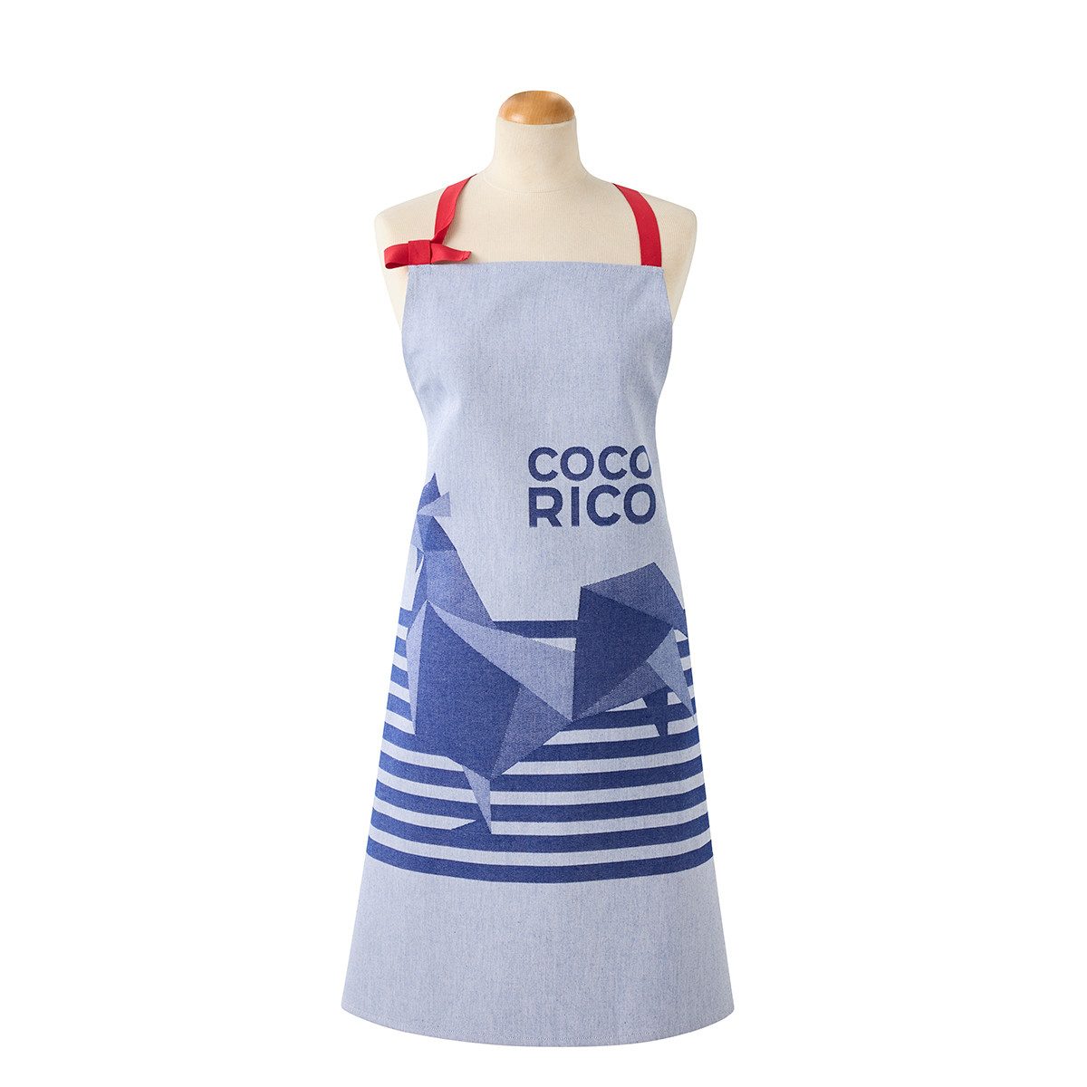 Kochschürze Schürze Coco-Rico Bleu 90x90 cm