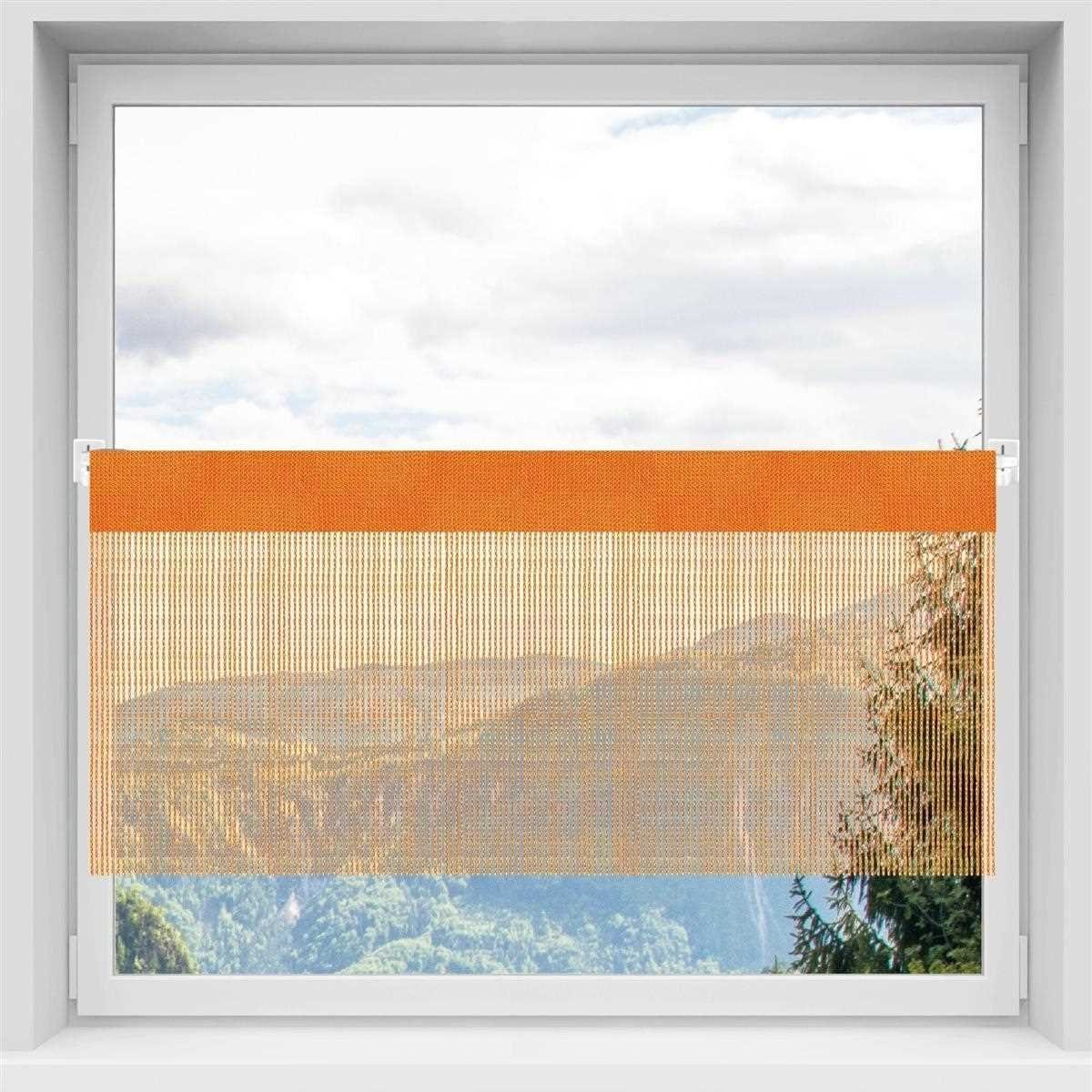 Arsvita Vorhang, Stangendurchzug (1 St), transparent, Faden - Bistrogardine 150cm x 60cm (BxL), Küchengardine