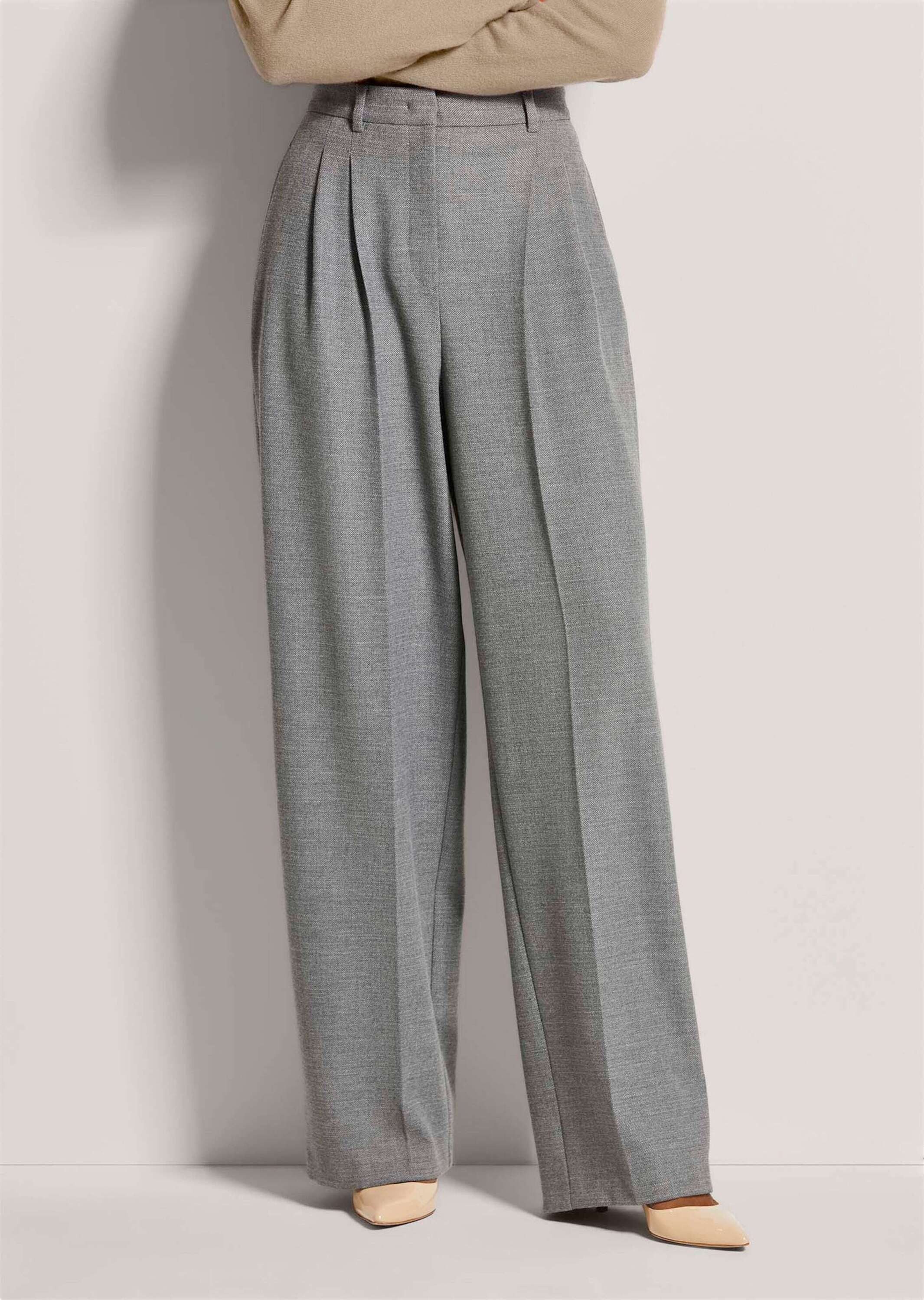 MADELEINE Bundfaltenhose Weite Bundfaltenhose mit Formbund Palazzohose mit günstig online kaufen