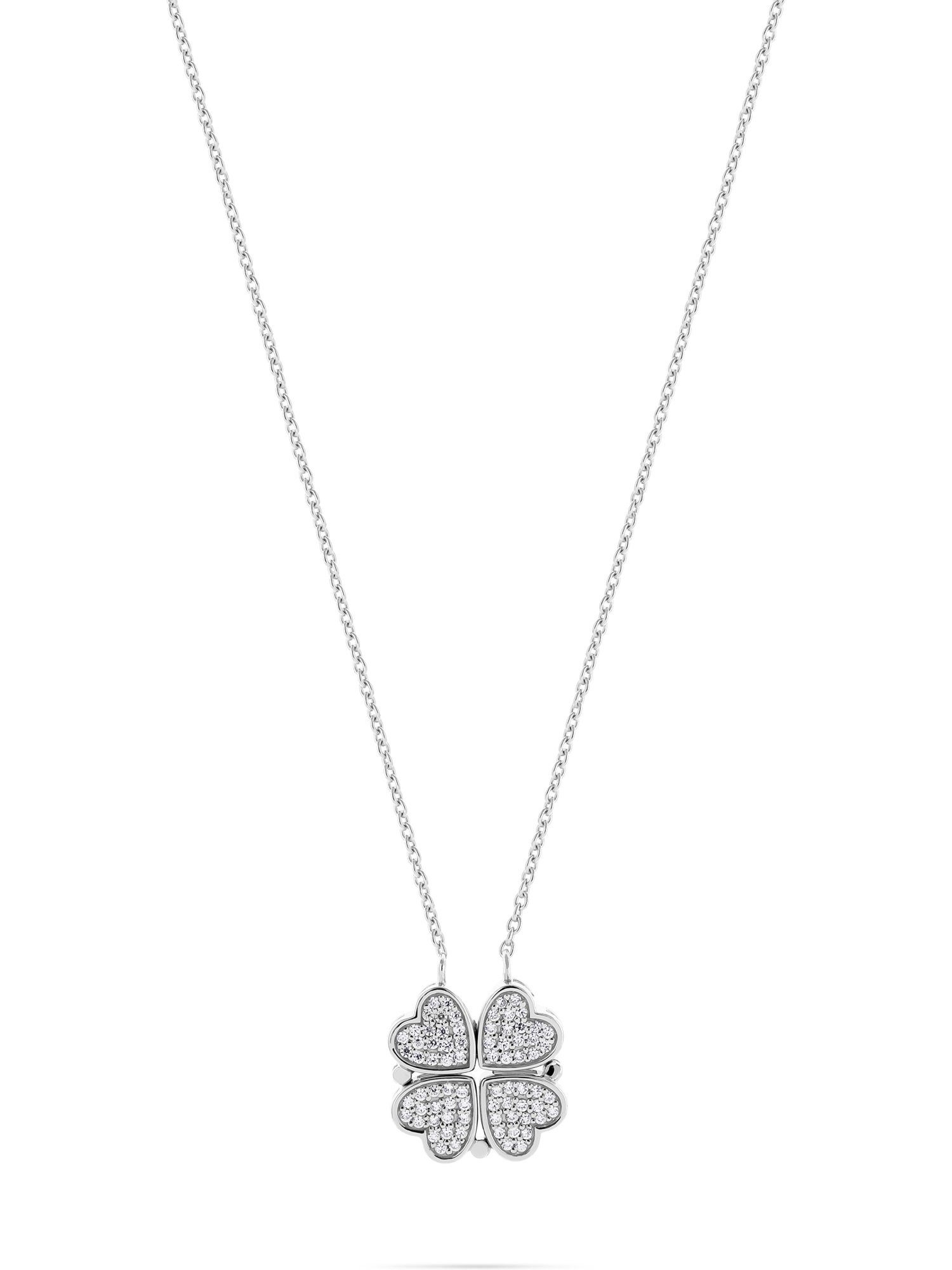 CHRIST Silberkette CHRIST Damen-Kette 925er Silber, recycelt Zirkonia