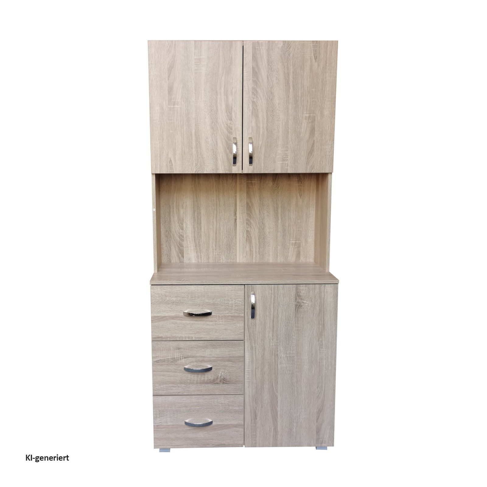HTI-Line Küchenbuffet Küchenbuffet Blanca (Stück, 1-St., 1x Schrank Blanca, ohne Dekoration) Küchenschrank Hochschrank