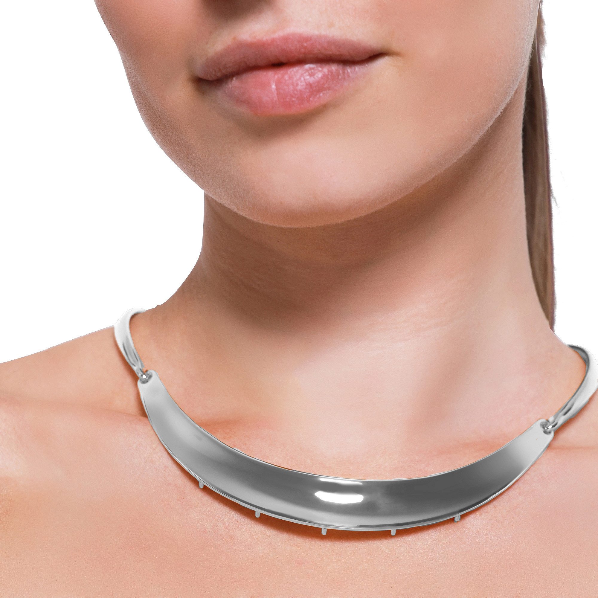 Heideman Collier Joanne silberfarben poliert (keine Angabe, inkl. Geschenkverpackung), Choker Frauen