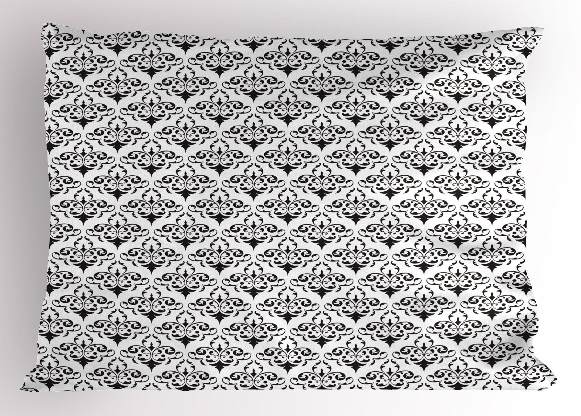 Gedruckter Standard Motiv (1 Size Monochrome Dekorativer Bärenklau King Abakuhaus Kissenbezug, Kissenbezüge Stück), Antike