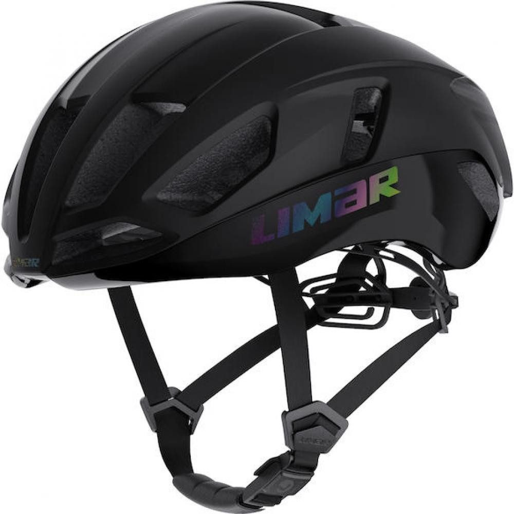 LIMAR Fahrradhelm Limar Air Atlas Iridescent Matt Black M Schwarz - aerodynamischer Renn