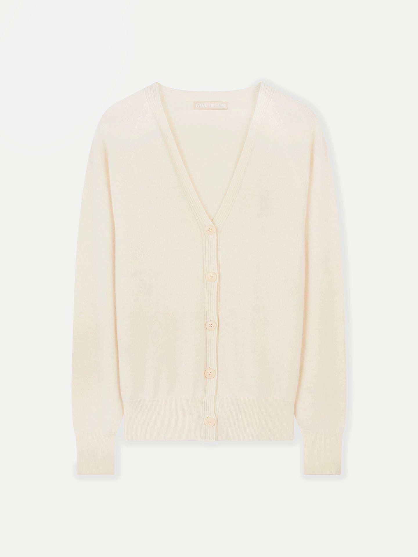 Cardigan Kaschmir Strickjacke mit Knöpfen