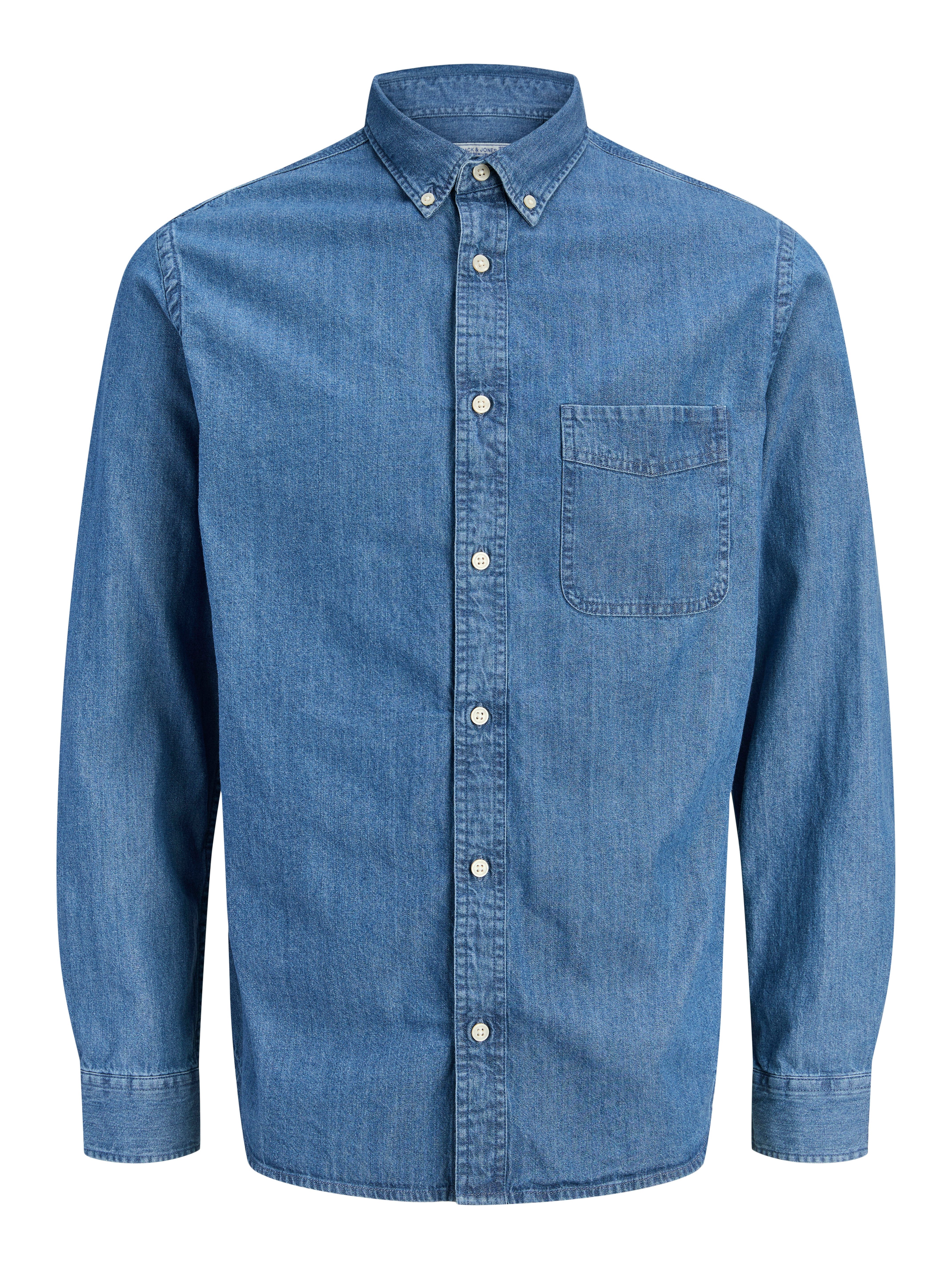Jack & Jones Langarmhemd JPRBLUDEREK DENIM L/S SHIRT