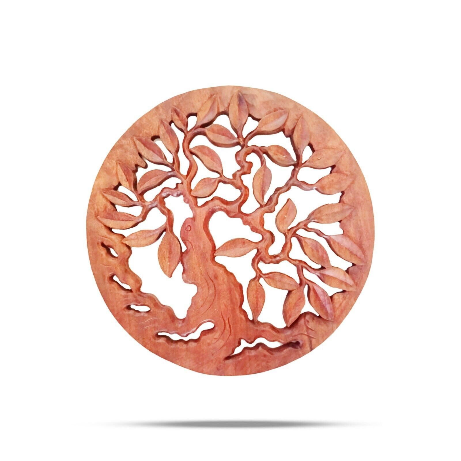 Wanddekoobjekt Wandschmuck Deko Wand Lebensbaum Panel 30cm geschnitzt