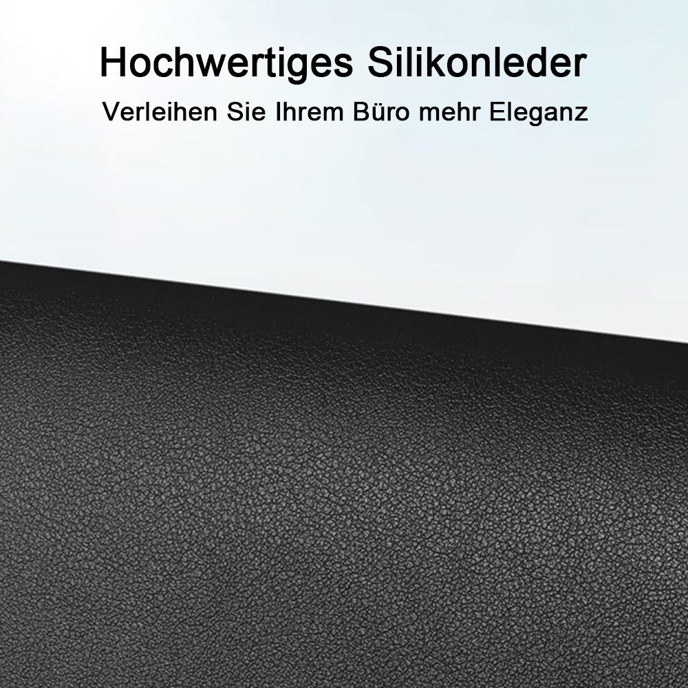 TUWENA Mauspad Schreibtischunterlage, Rutschfeste Tischunterlage Schreibunter Mauspad, Leder Mauspad, Multifunktionales Office Mousepad Schreibtisch Zubehör