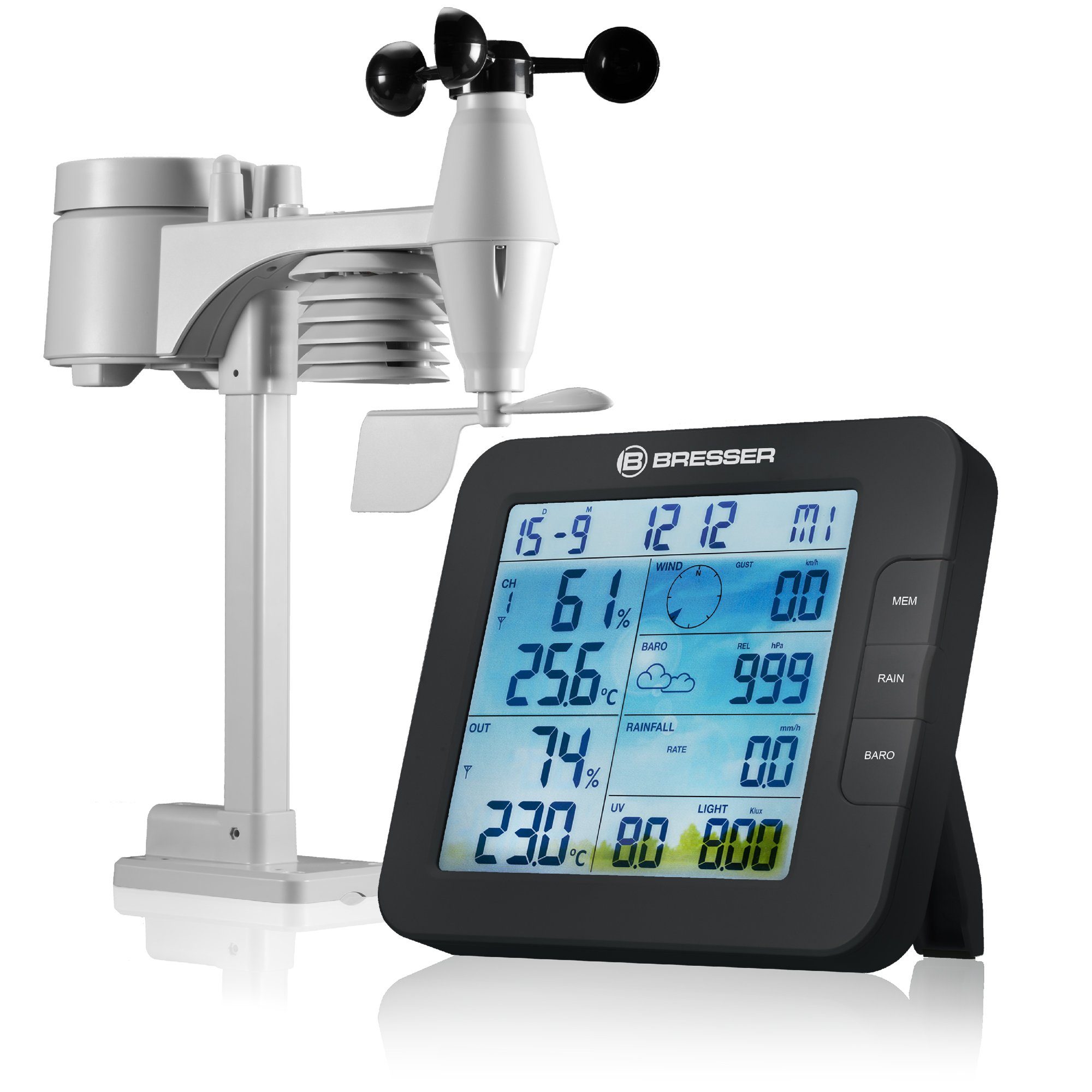 Wetterstation SmartHome 7-in-1 Wetter Center ClimateConnect