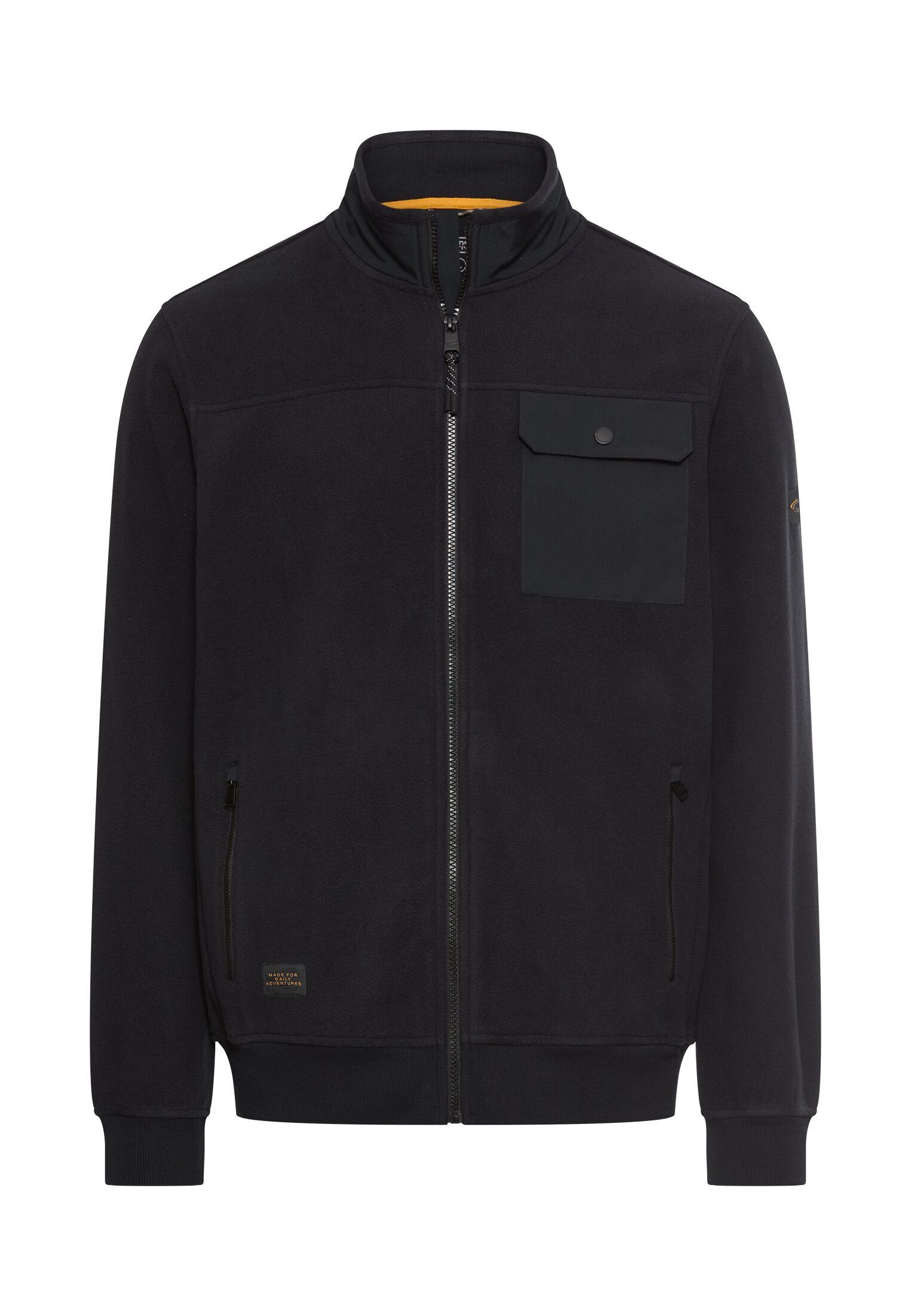 camel active Sweatjacke mit reflektierenden Details Langarm